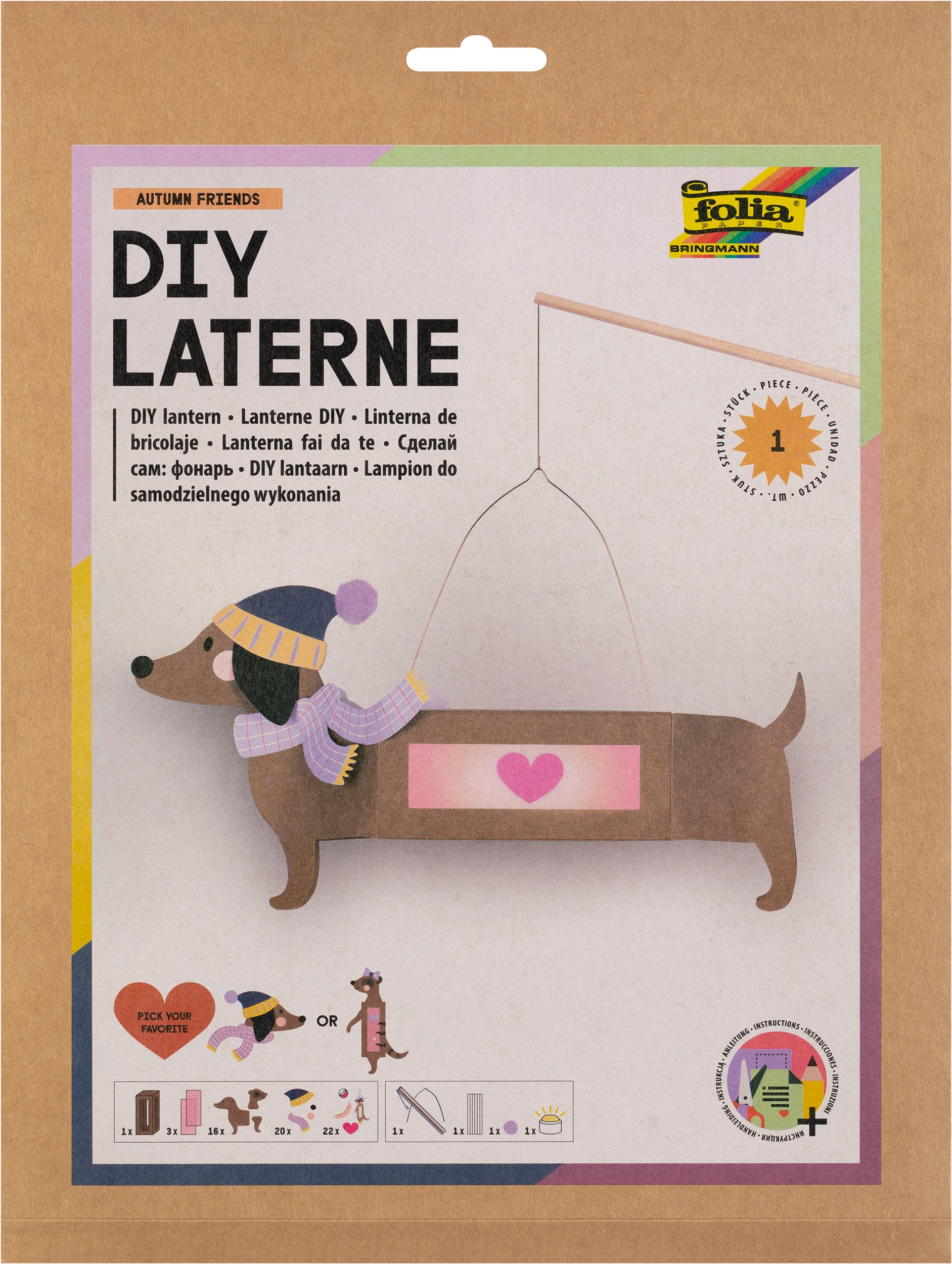 DIY Laterne, Autumn Friends