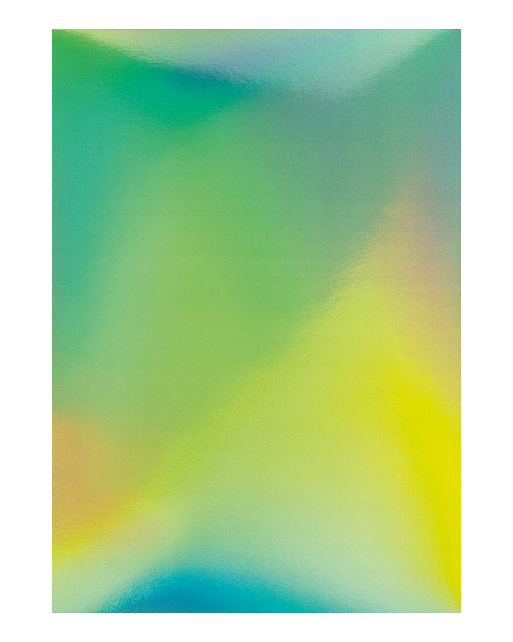 Magic Rainbow Card, Light Green, Iridescent, 50 x 70 cm, 250 g/m², 10 sheets, with individual EAN labeling