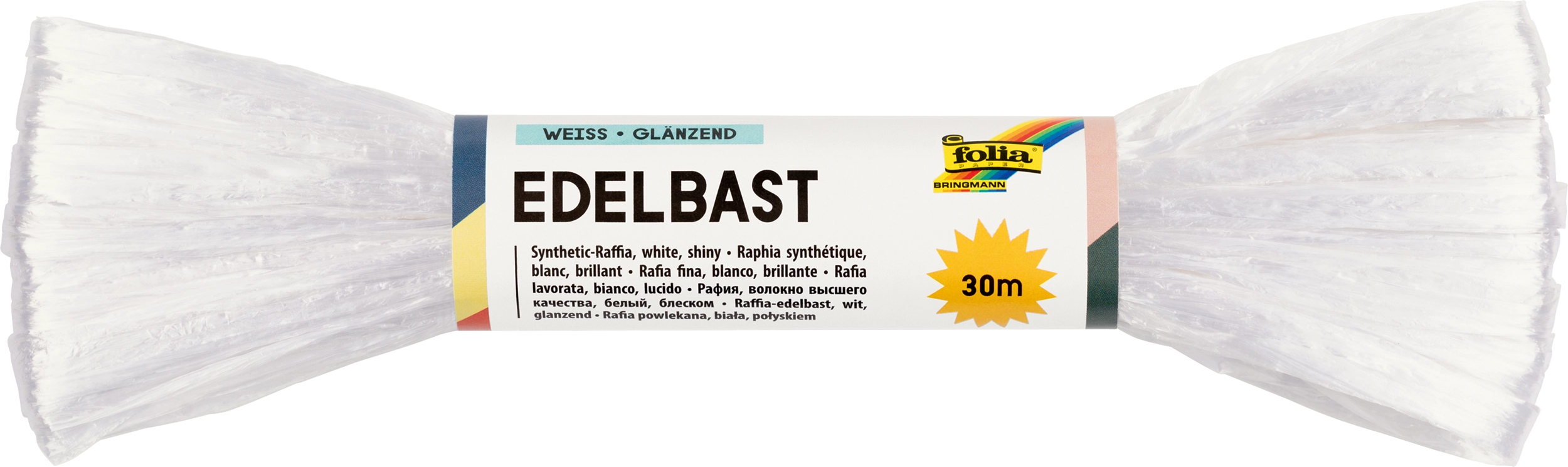 Edelbast, Weiß, 1 Stück