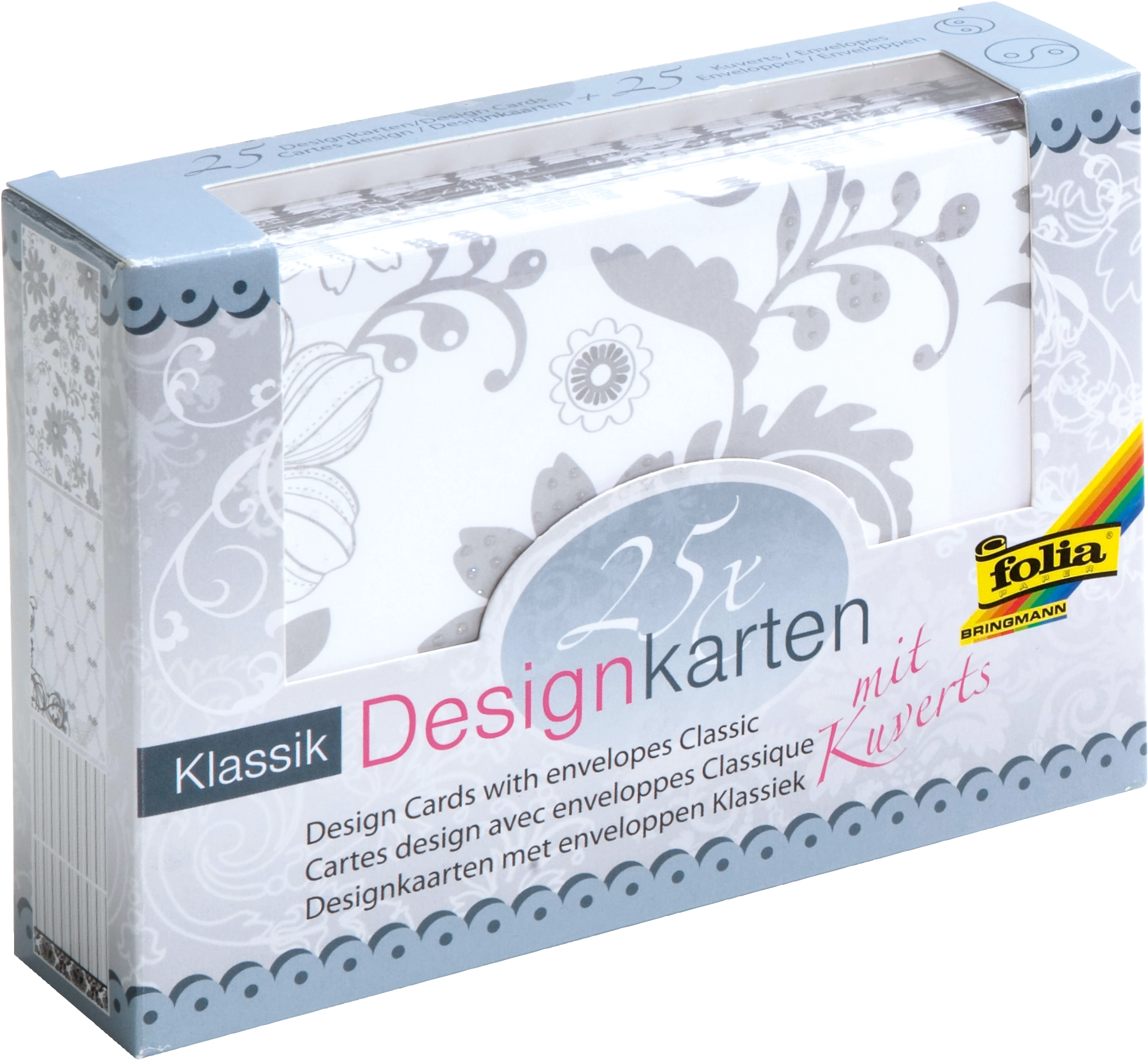 Designkarten, Klassik, DIN A6, 100 g/m², 220 g/m², 25 Karten