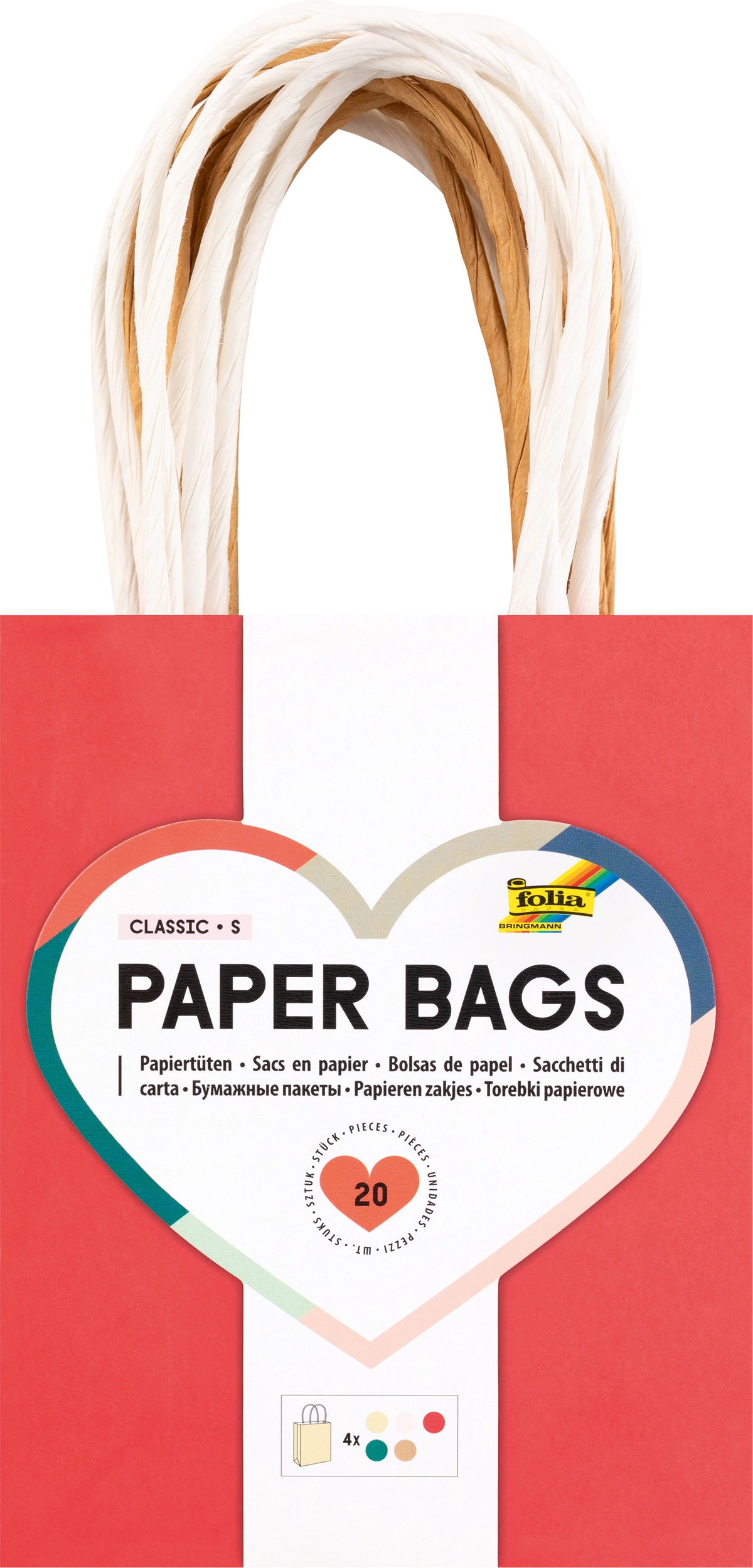 Papiertüten, Classic, S, 20 Stück