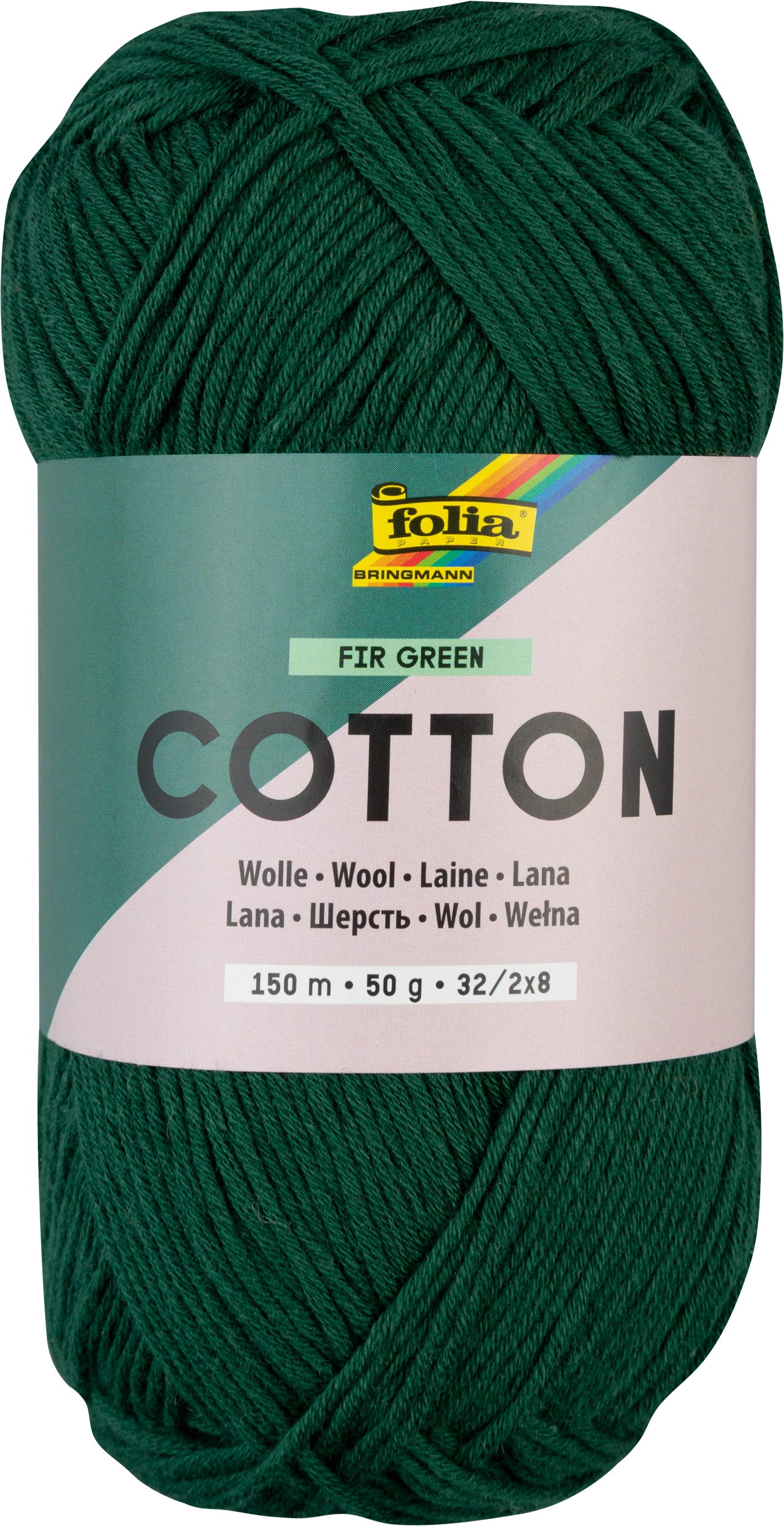 Cotton, Fir Green, 1 piece, 1 piece