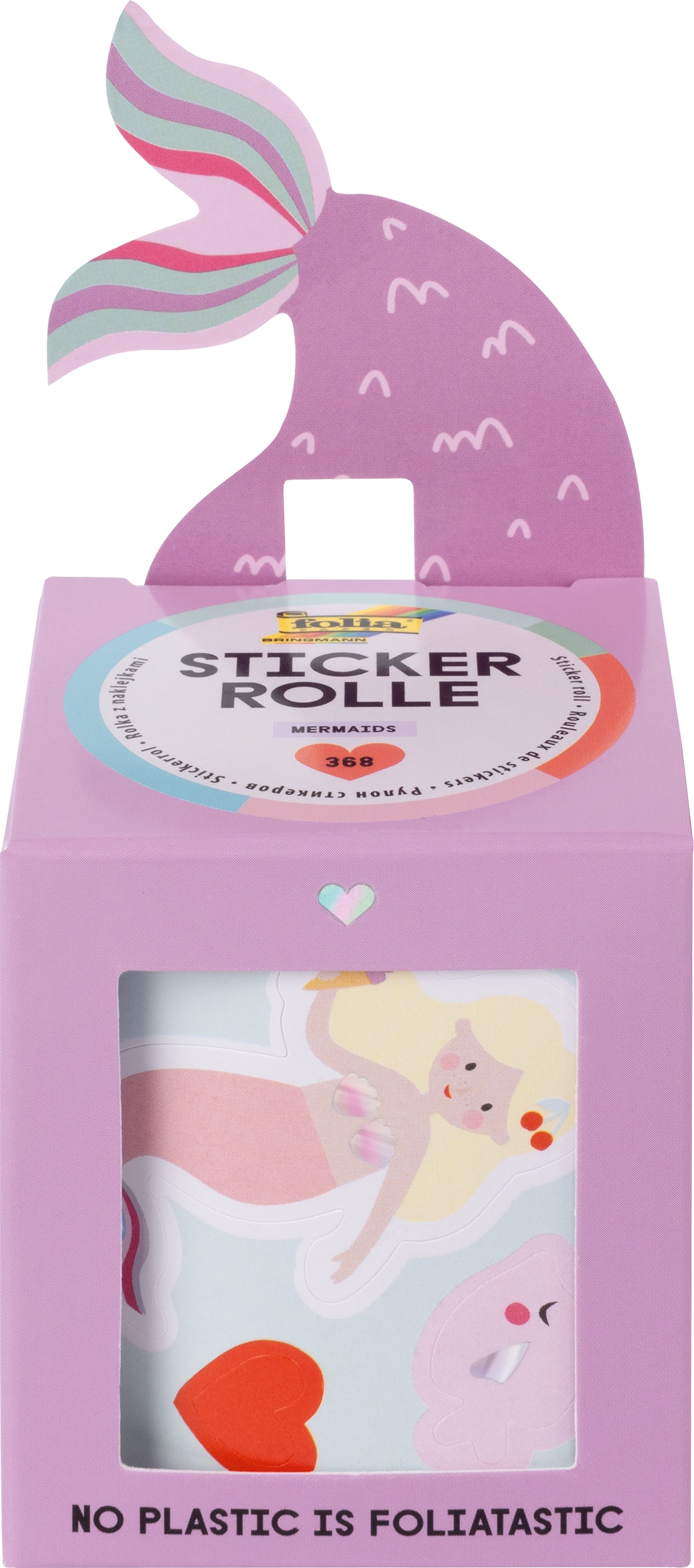Stickerrolle, Meerjungfrauen, 368 Sticker