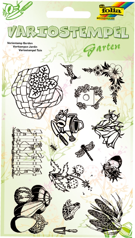 Variostempel, Garten, 15 Stück