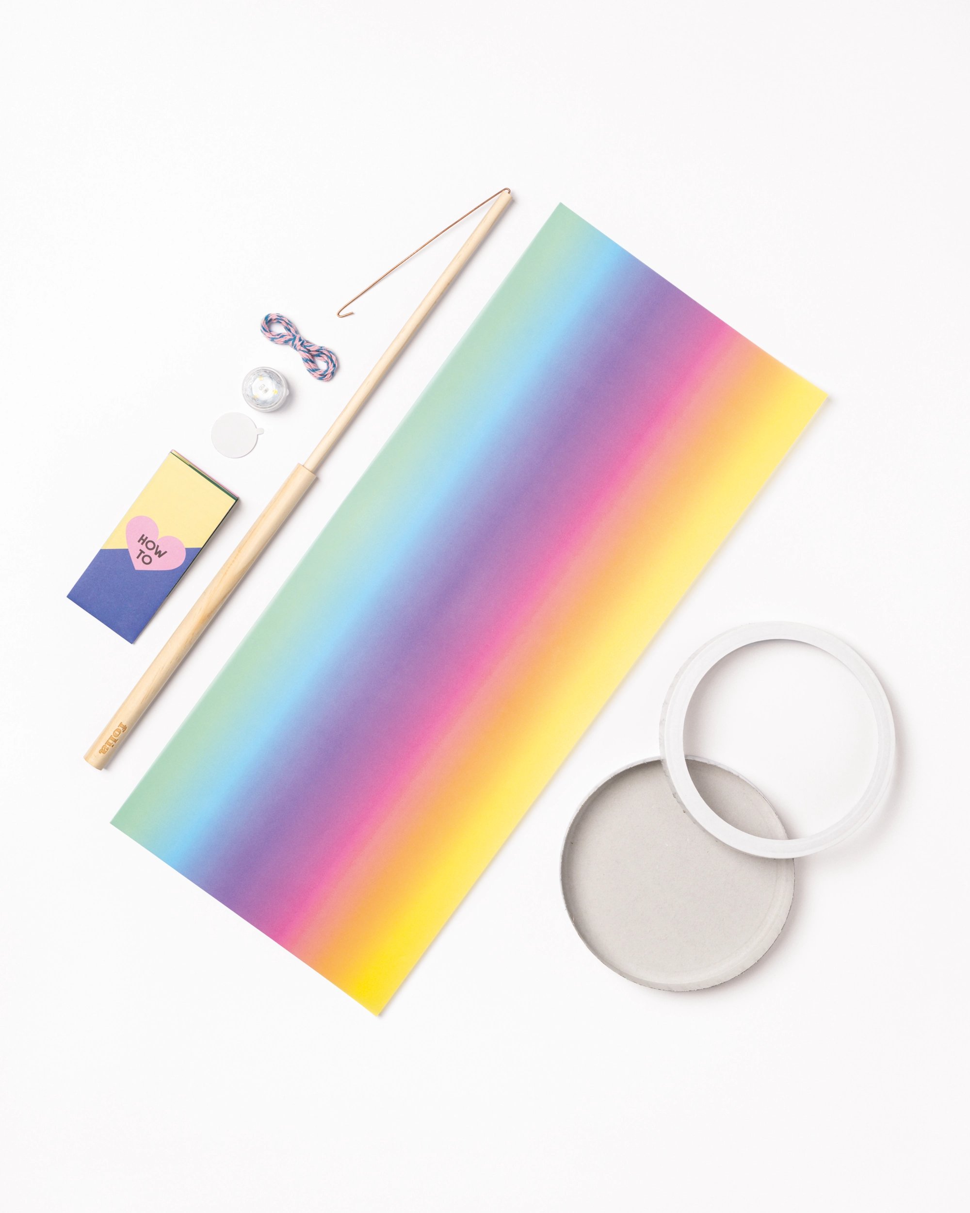 Rainbow Lantern, DIY-Kit, 1 lantern