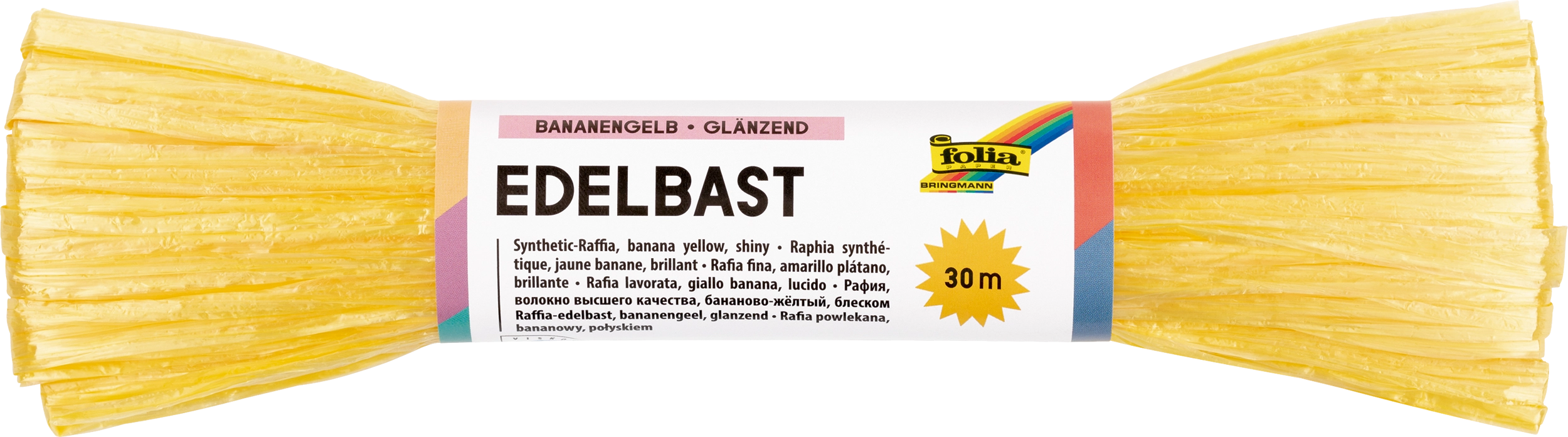 Edelbast, Bananengelb, 1 Stück