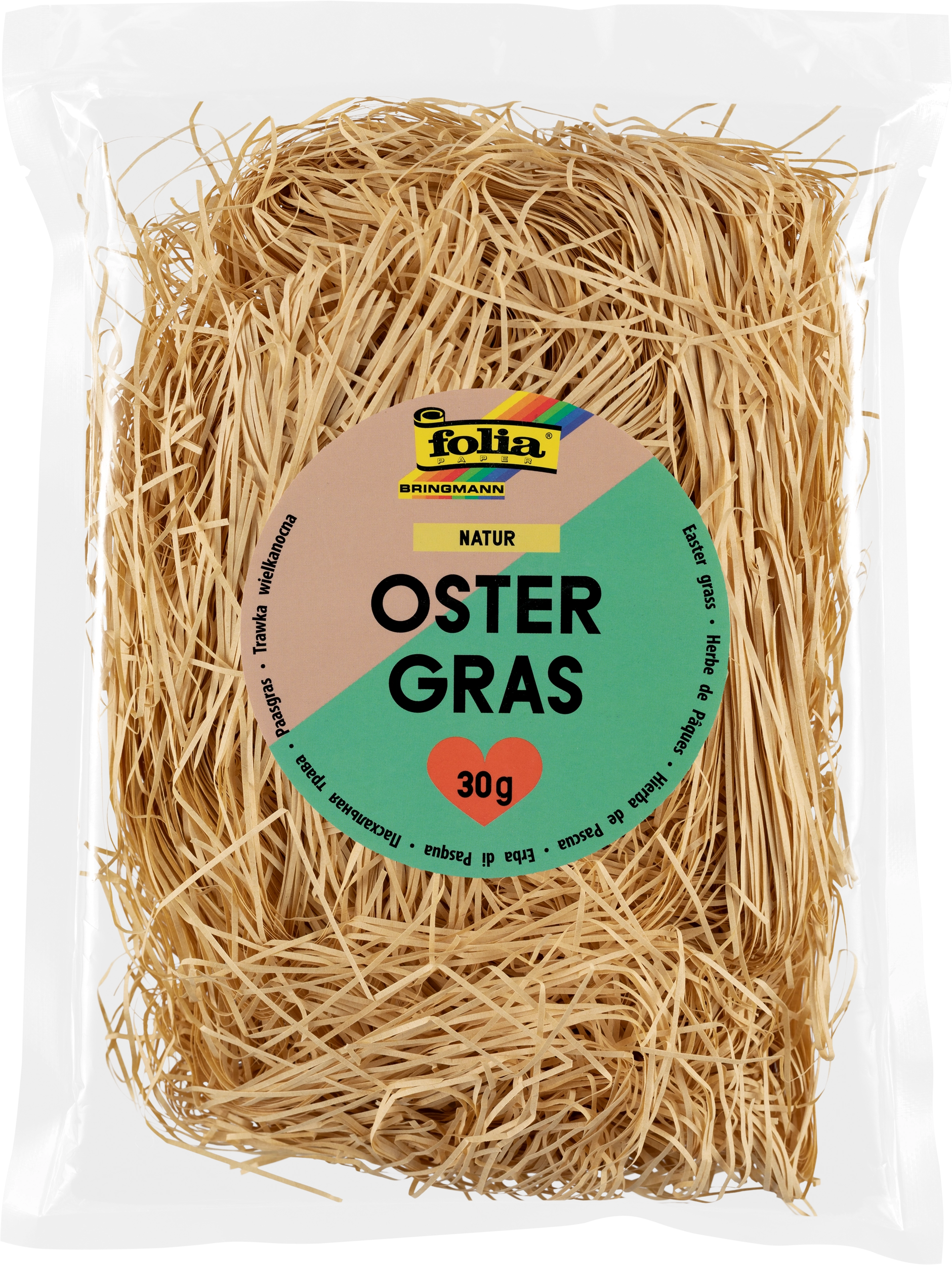 Easter Grass, Natur, transparent bag