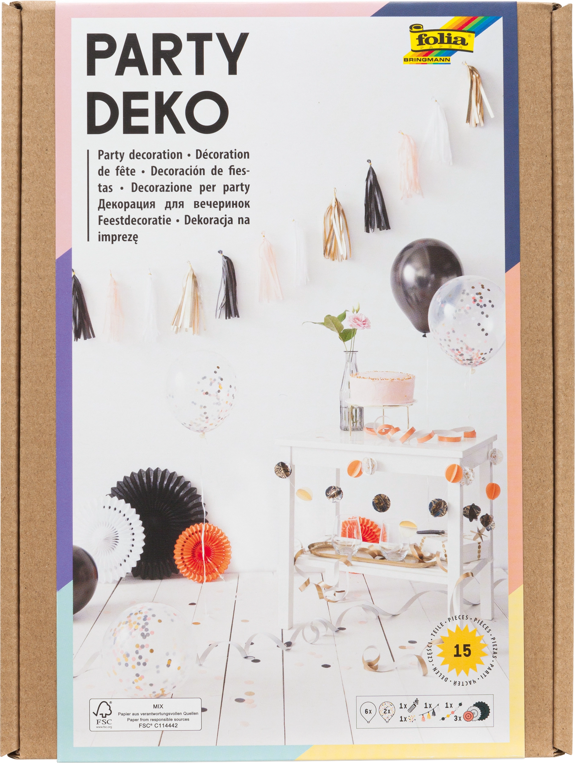 Party-Deko, Precious, 15 Teile