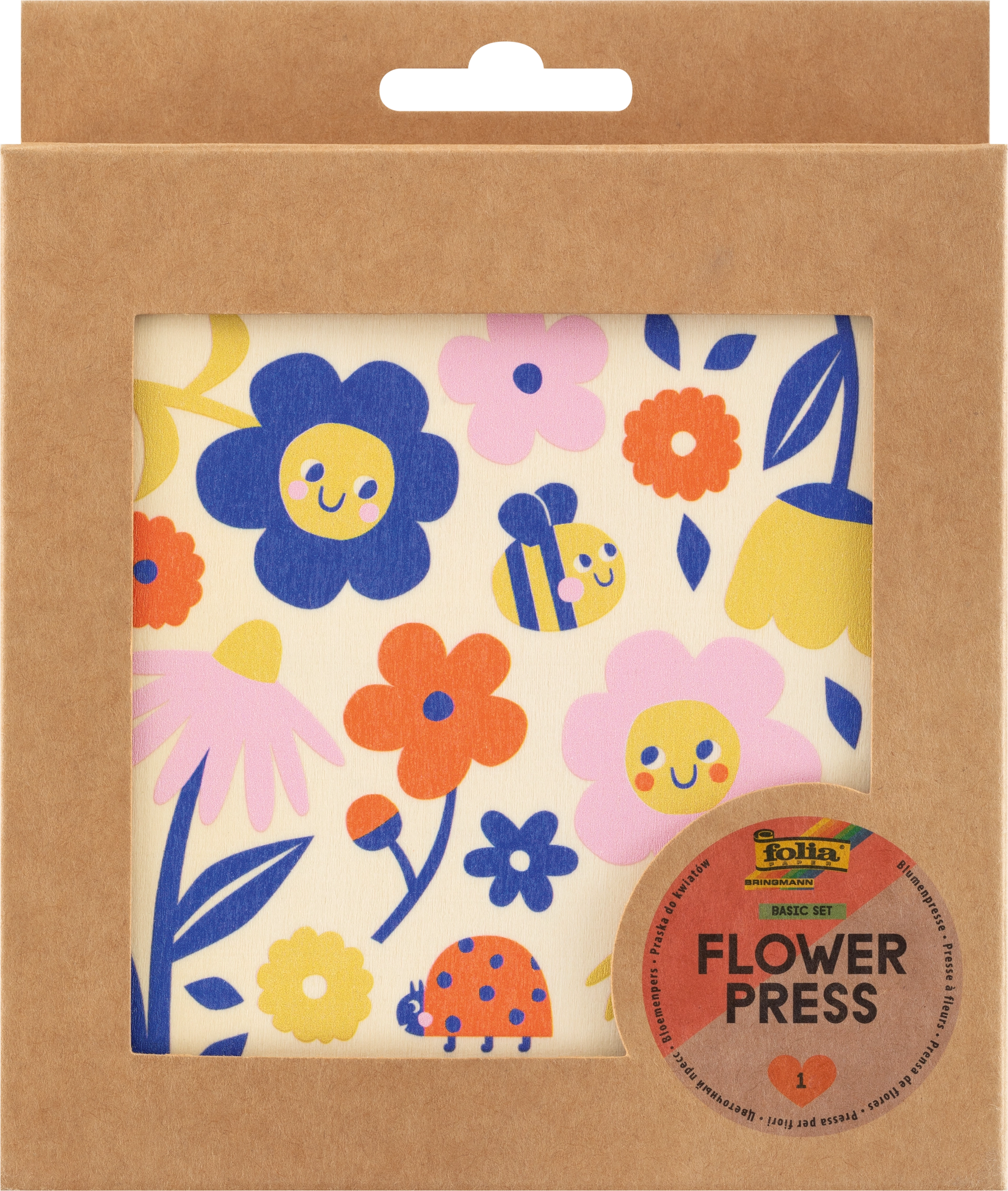Blumenpresse, Basic Set, 14,5 x 14,5 cm, 1 Stück