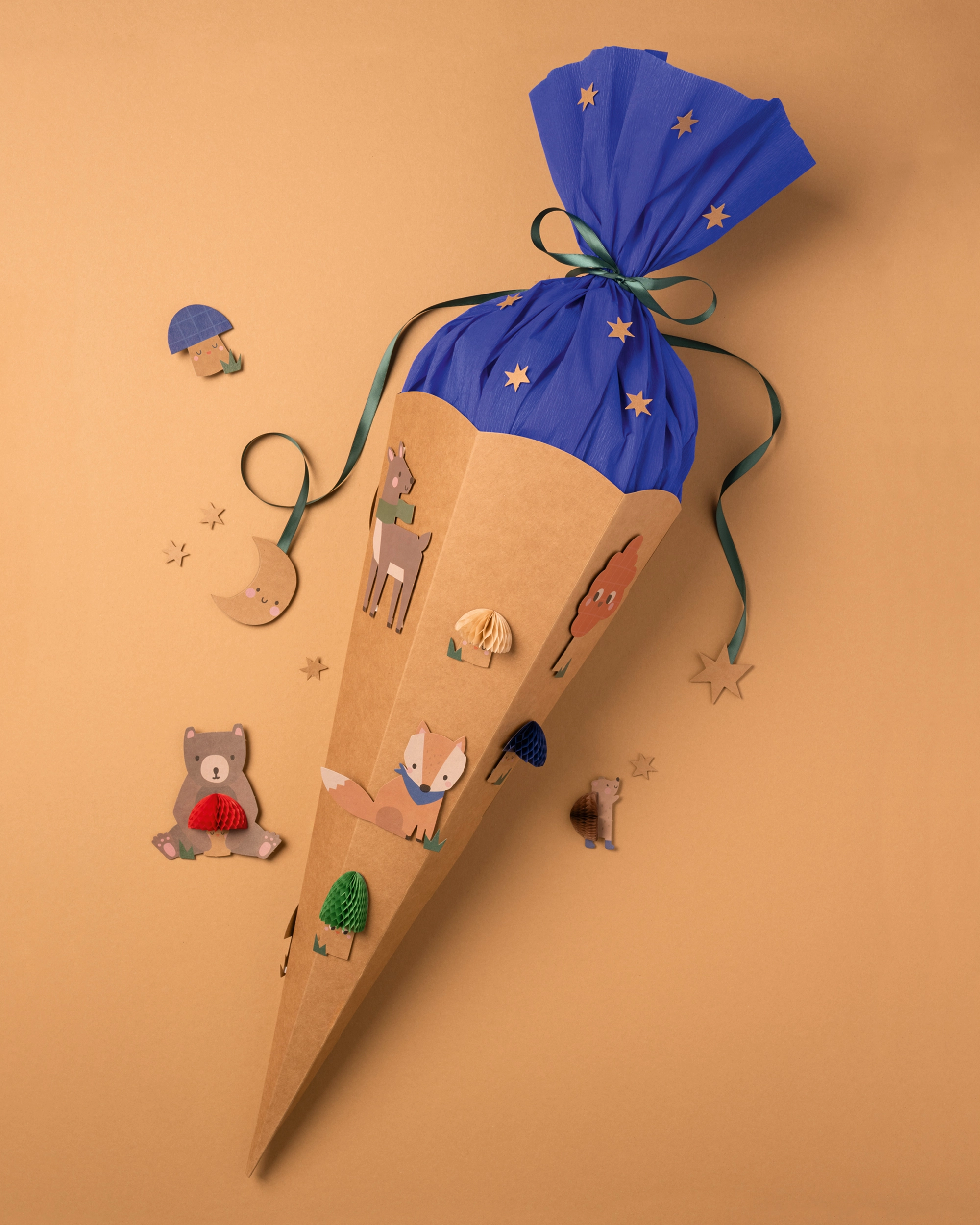 Schultüten-Patches Woodland