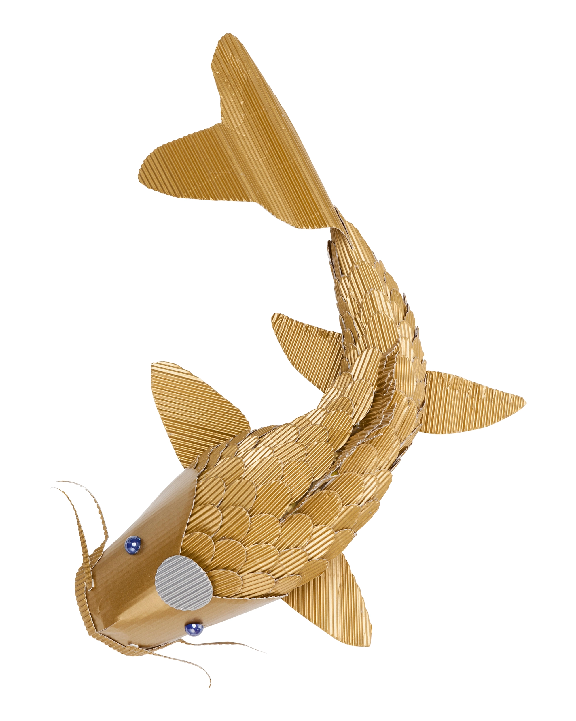 Bastelwellpappe, Gold & Silber, 35 x 50 cm, 10 Blatt