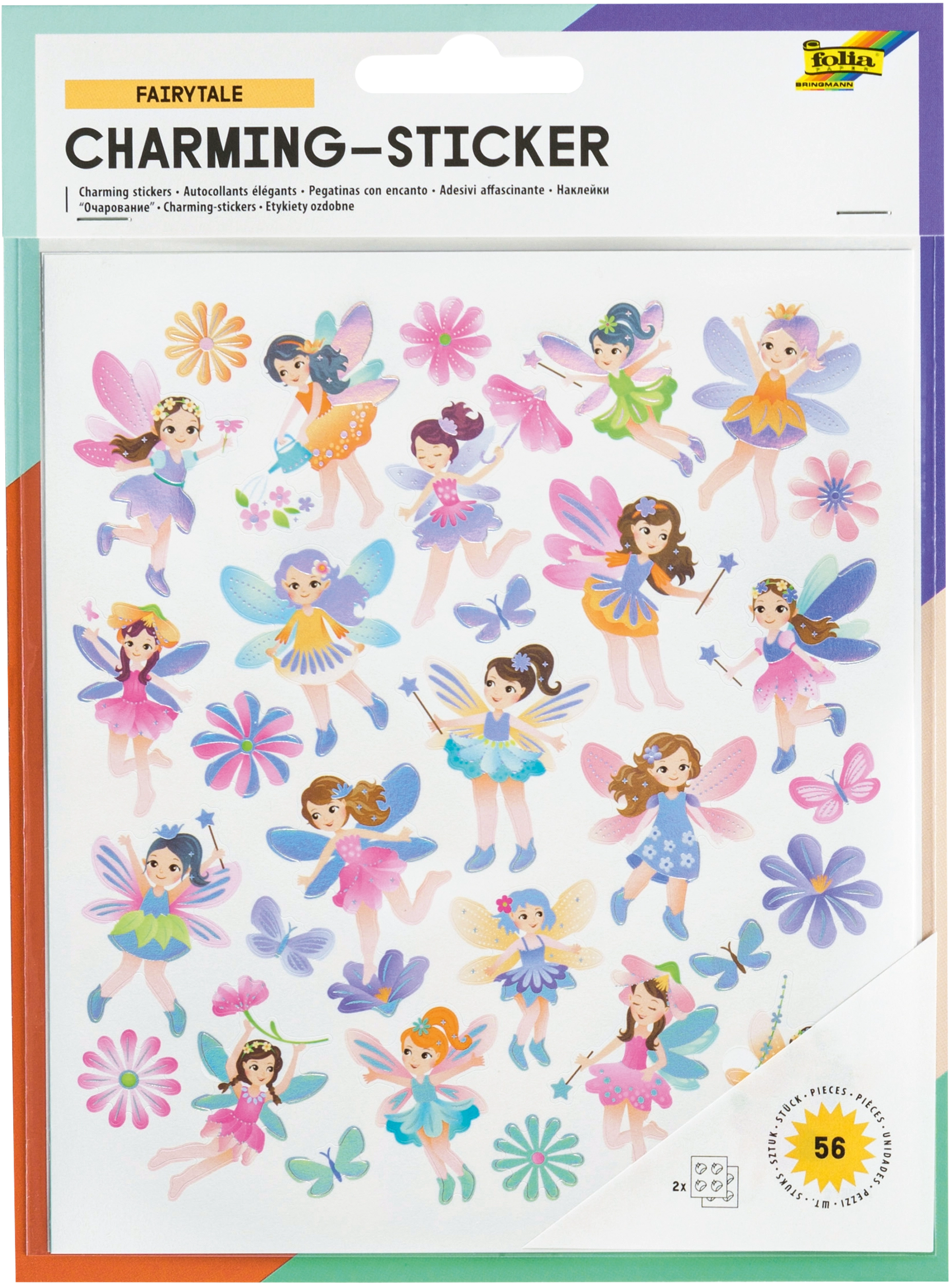 Charming-Sticker, Märchen, 56 Sticker, 2 Blatt