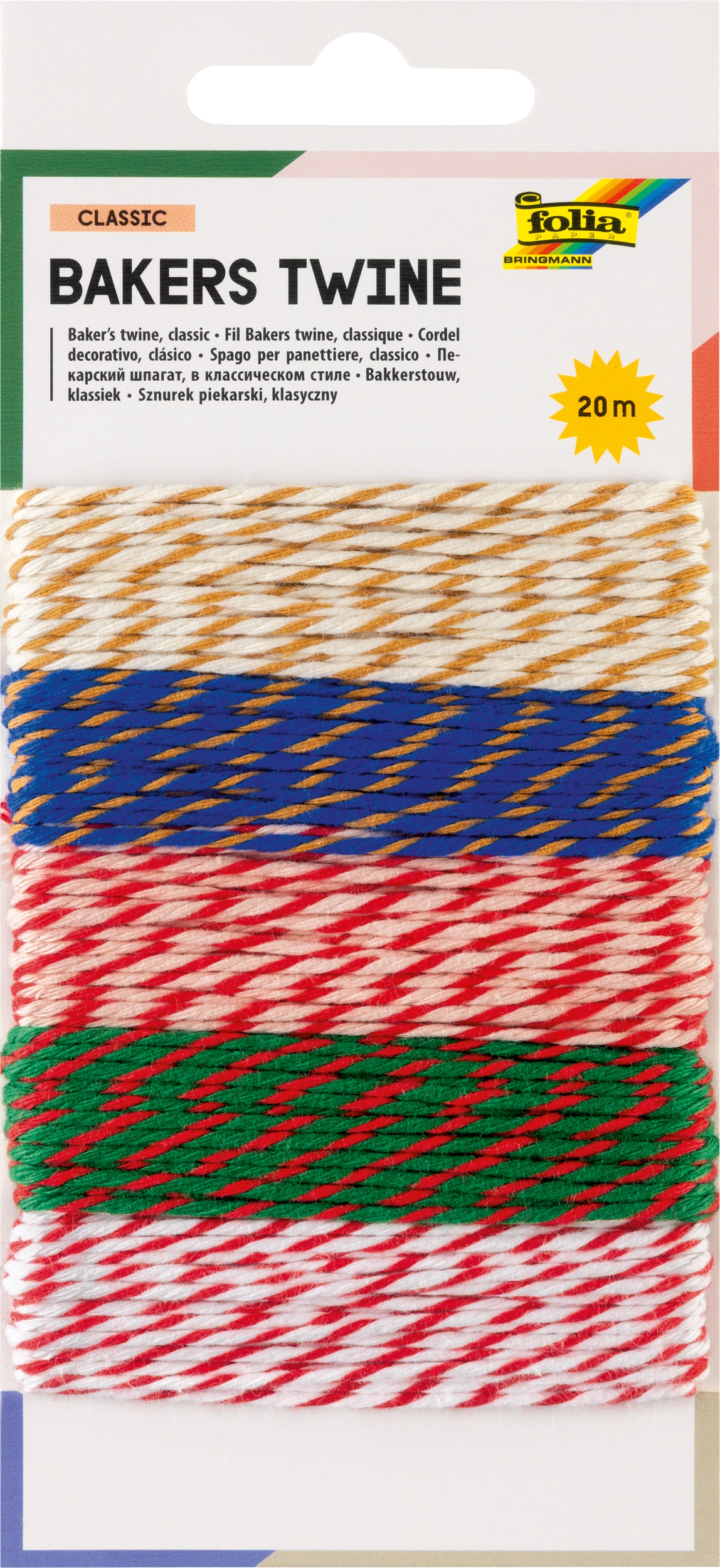 Bakers Twine, Classic, 5 ribbons