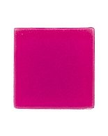 Resin-Mosaiksteine, Transparent, Pink, 10 x 10 mm, 192 Stück
