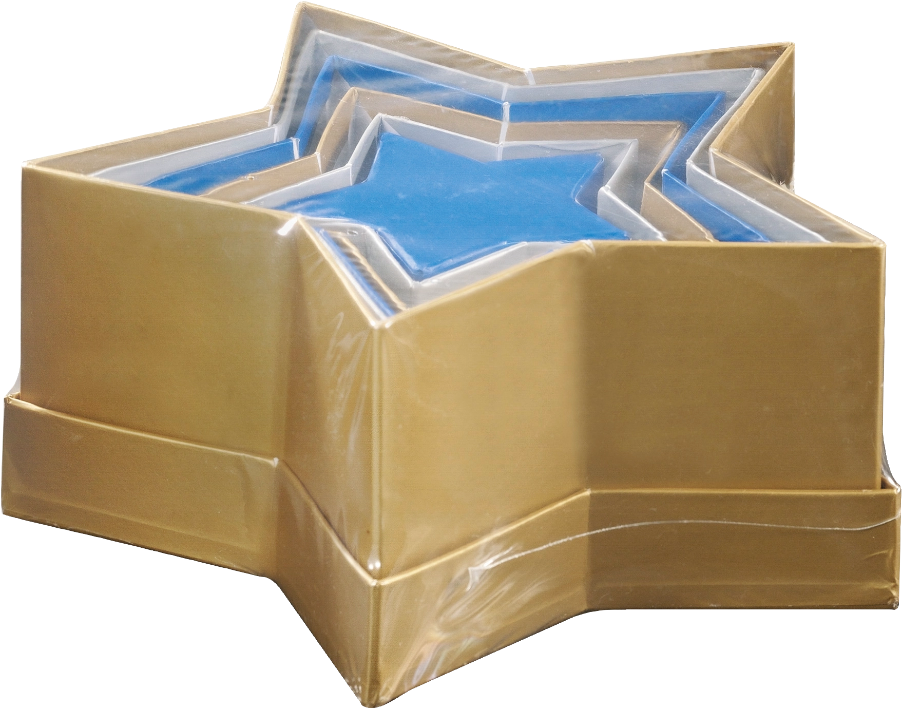 Geschenkboxen, Stern, 6 Stück