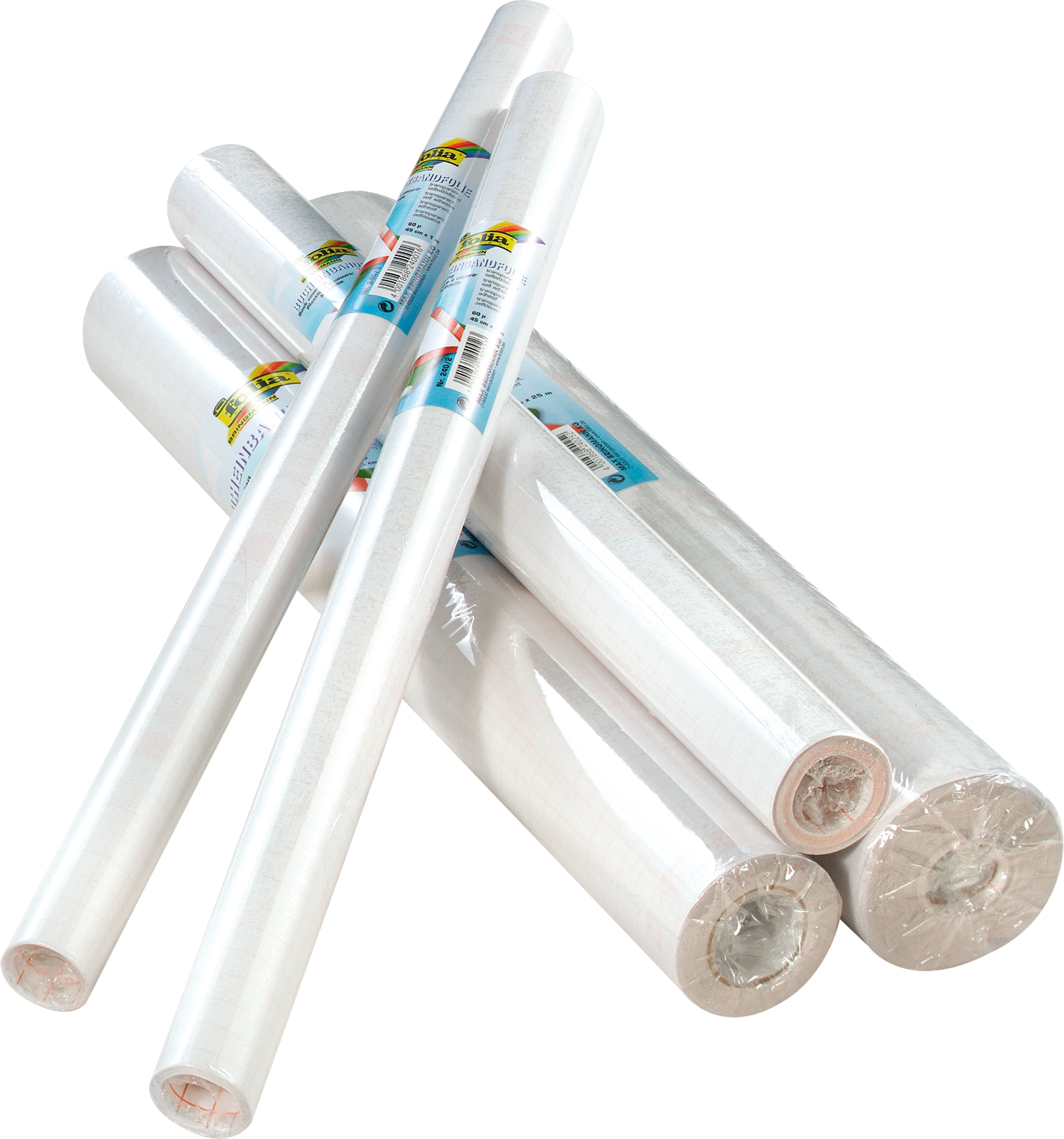 Bucheinbandfolie, Transparent, Selbstklebend, 45 cm x 25 m, 1 Rolle