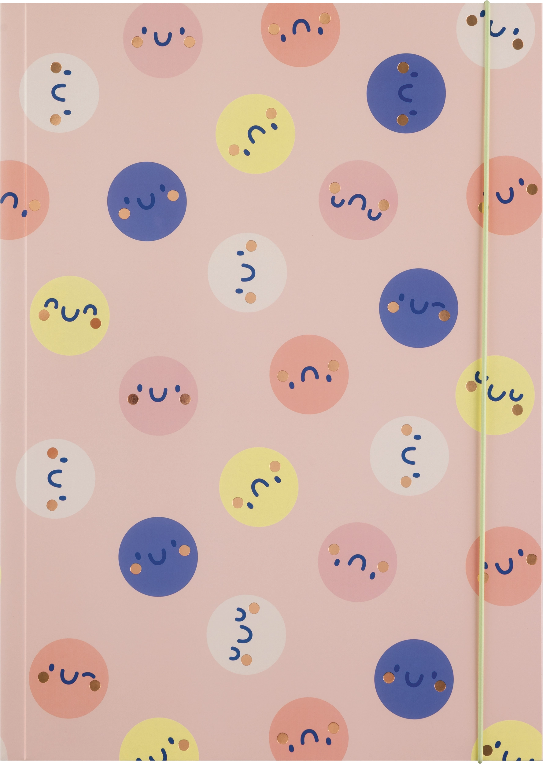Folders, Smiile, with Elastic Band, DIN A3, 5 pieces