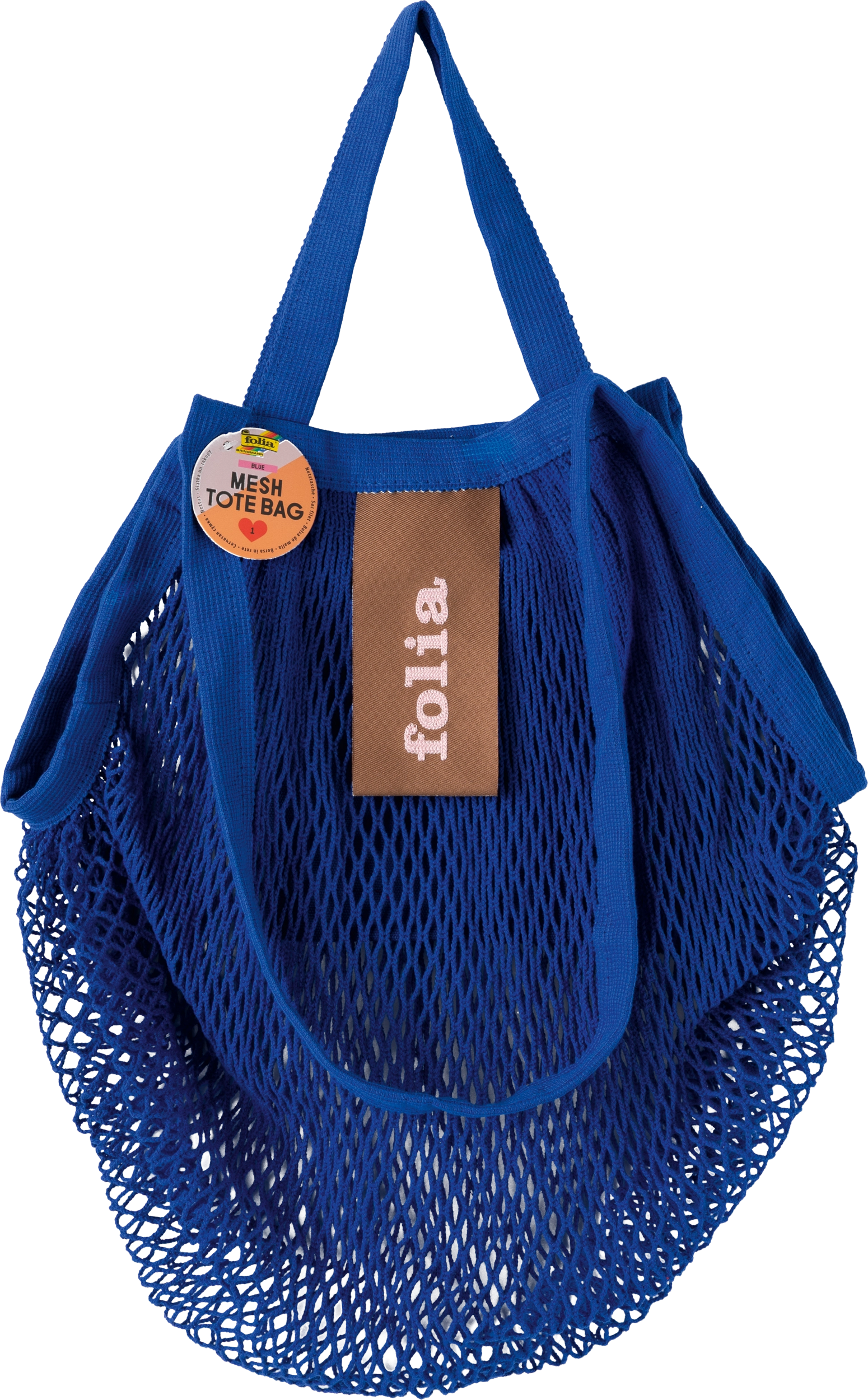 Mesh tote bag, Blue, 1 piece