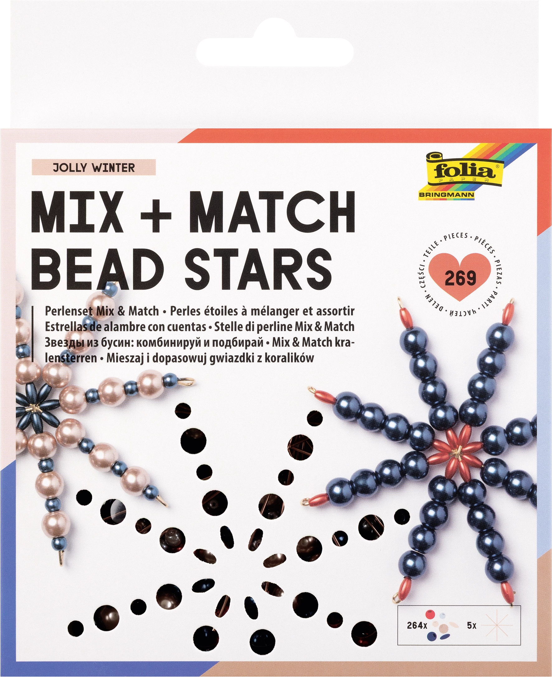 Pelensterne Mix & Match, Jolly Winter, 269 Teile