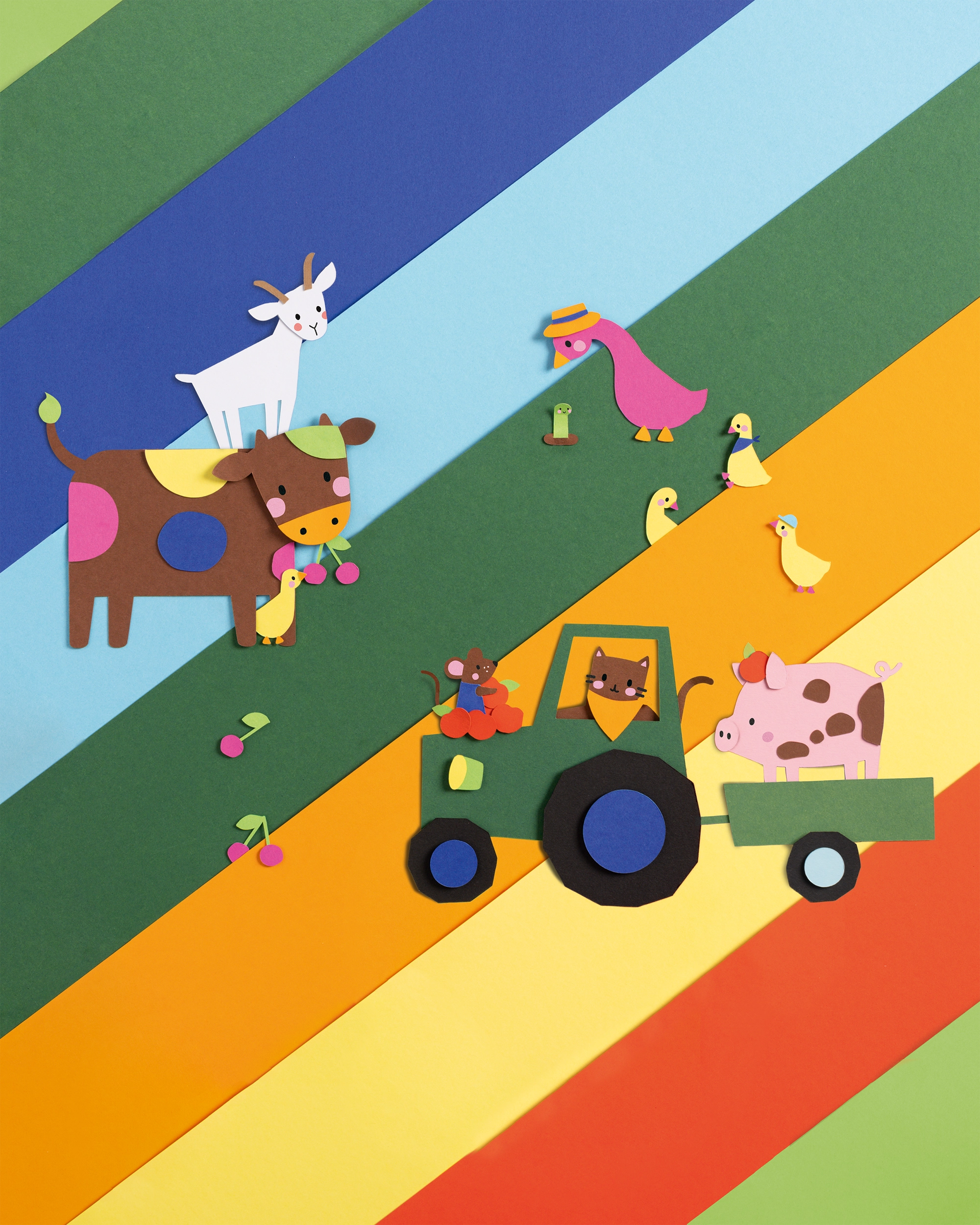 Paper Farm Animals Party