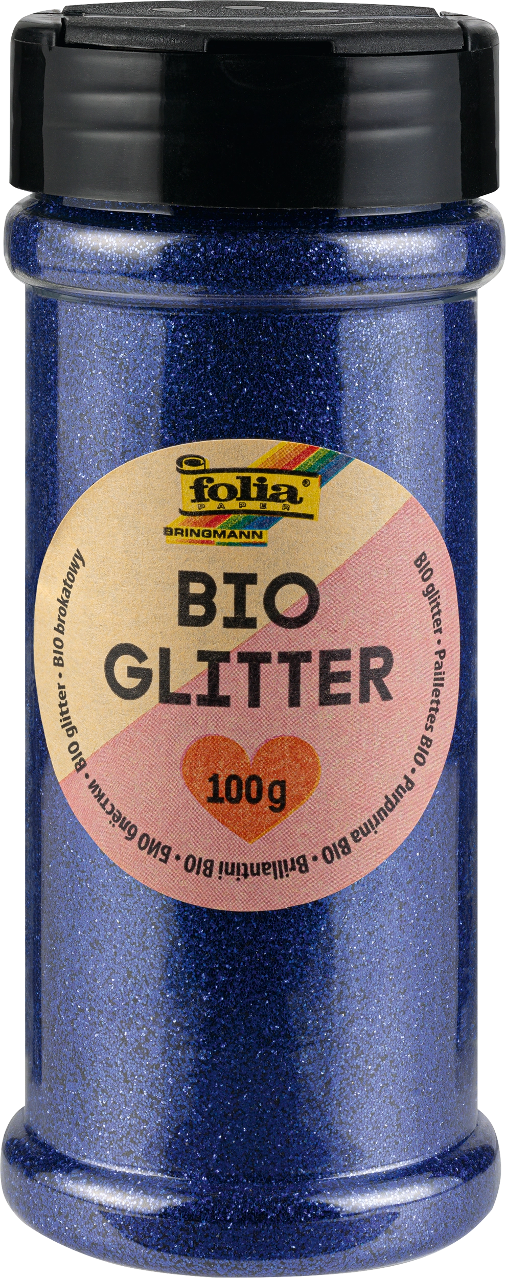 Bio Glitter, Blau, 100 g, 1 Dose