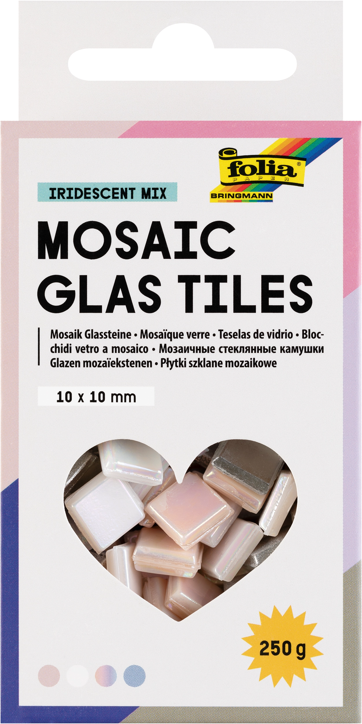 Mosaic Glas Tiles, Iridescent Mix