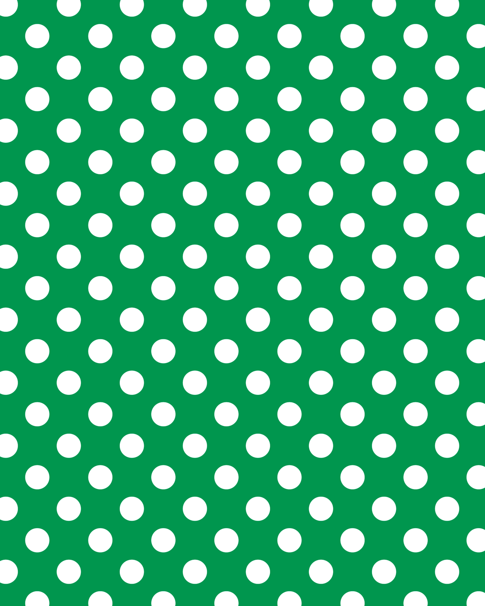 Motif Cardboard, Dots, White & Green, 50 x 70 cm, 300 g/m², 10 sheets