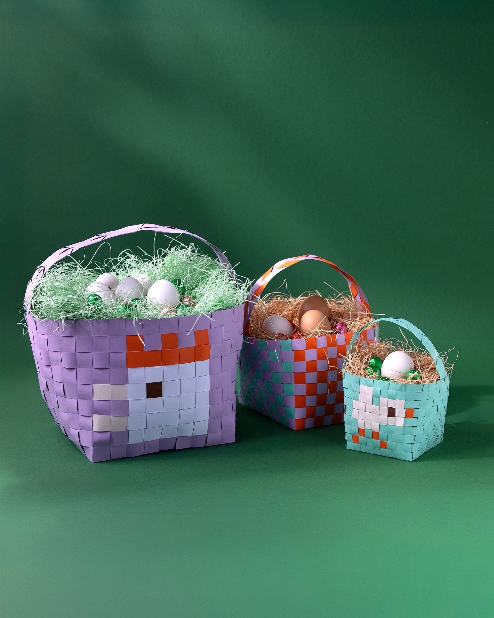 Flechtstreifen Körbe