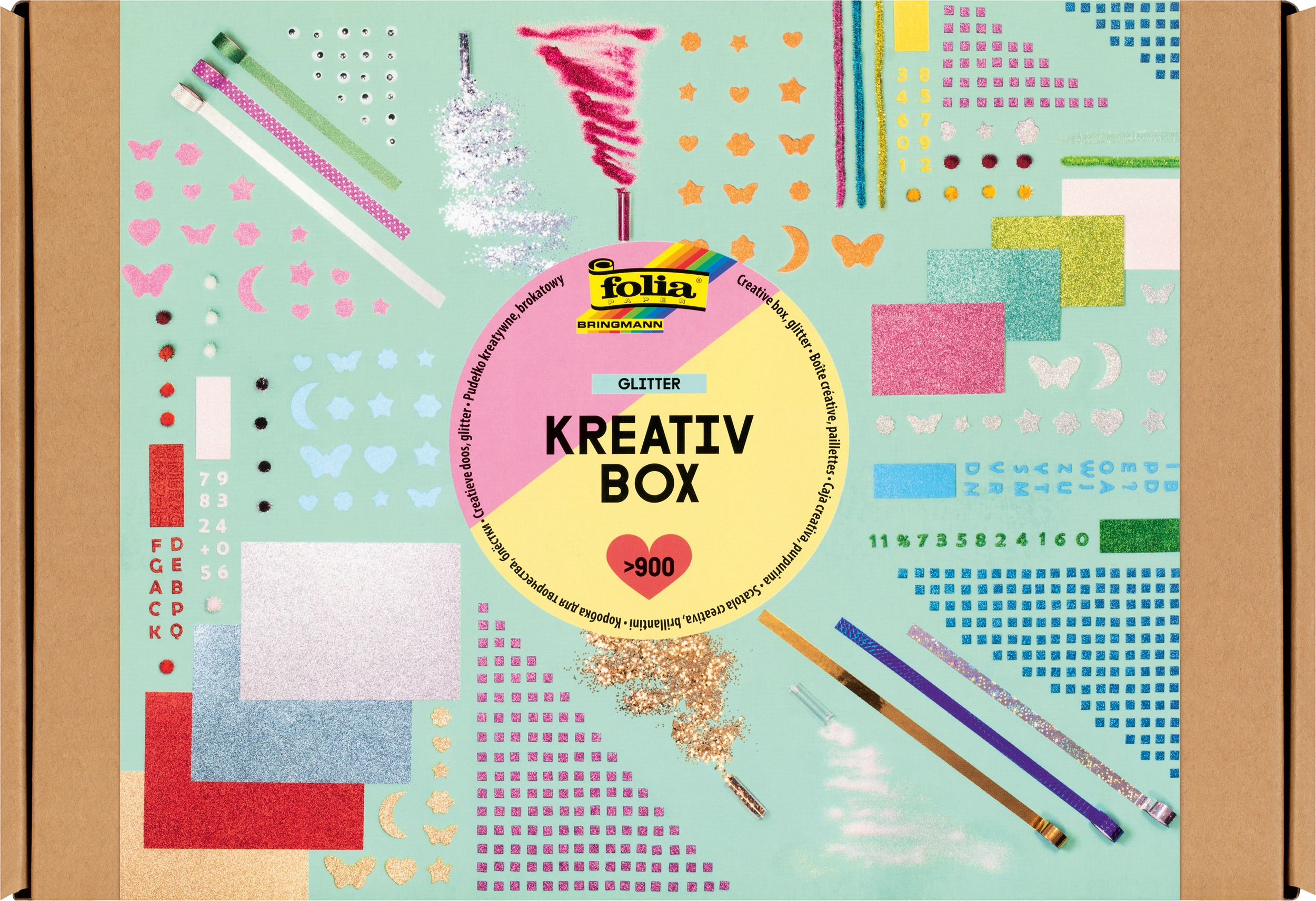 Creative Box, Glitter, 900 parts
