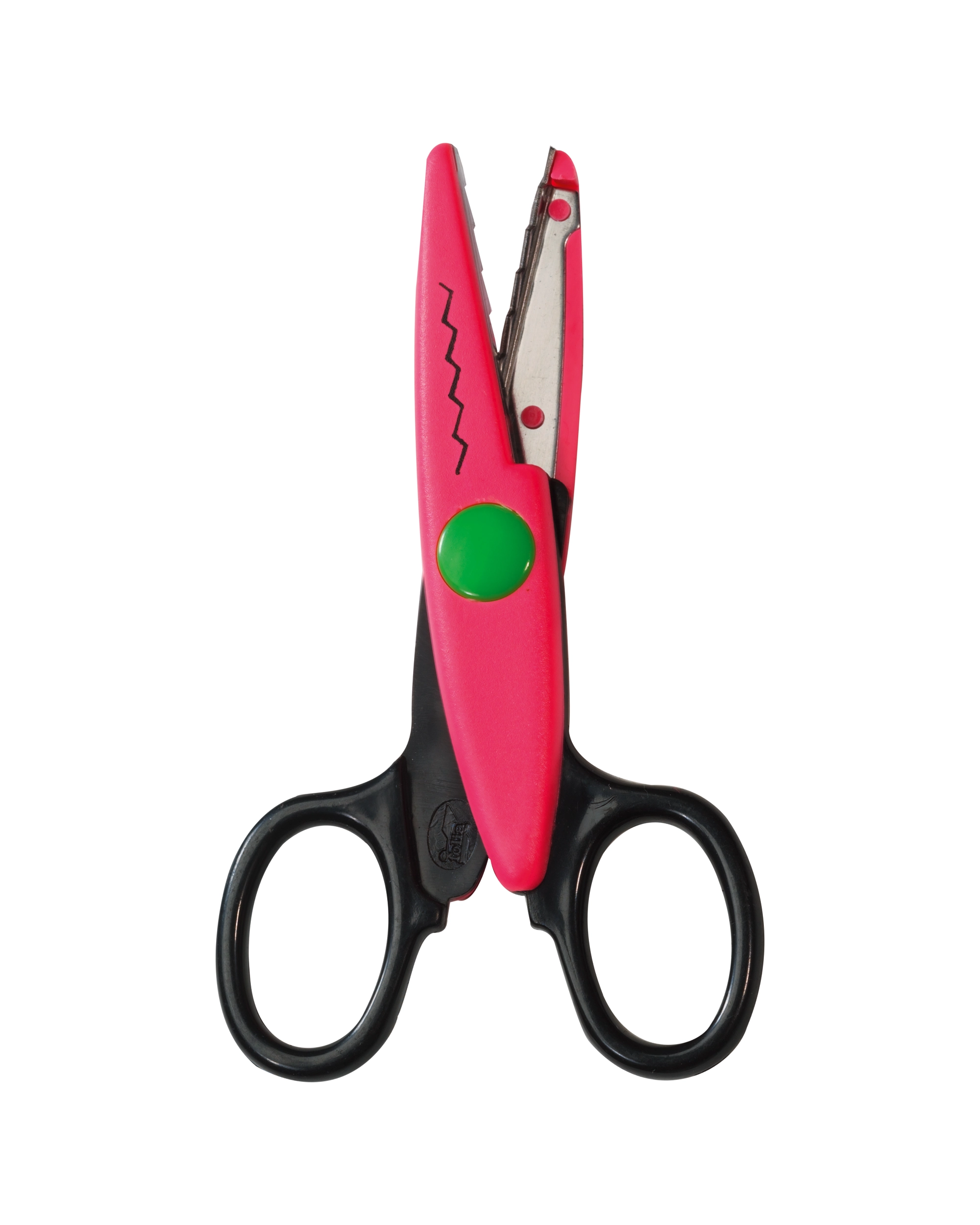 Contour Scissors, Jagged Cut, Short, 13,5 cm, 1 pair of scissors