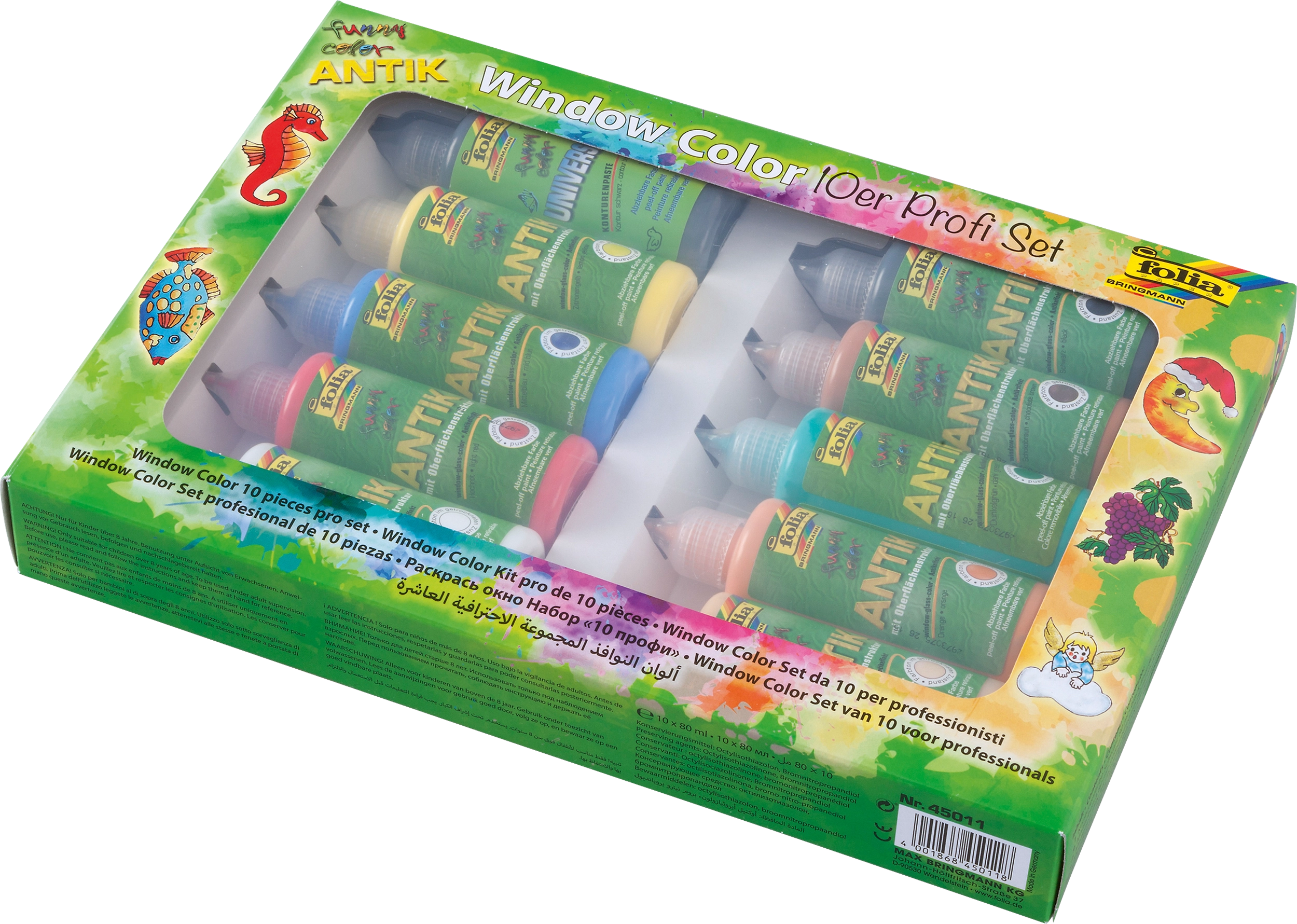 Funny Color ANTIK Profiset, 10-teilig