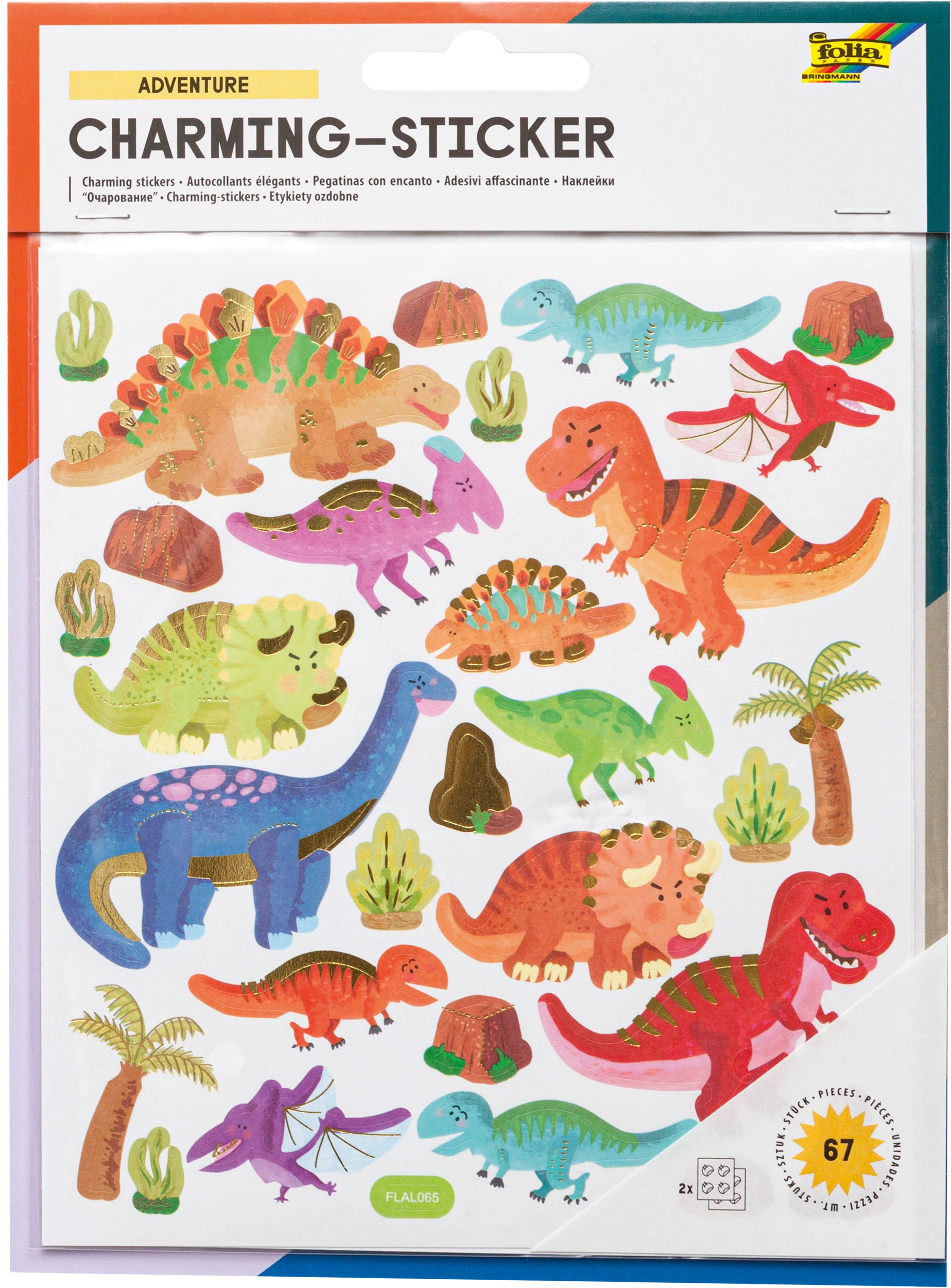 Charming-Sticker, Abenteuer, 67 Sticker, 2 Blatt