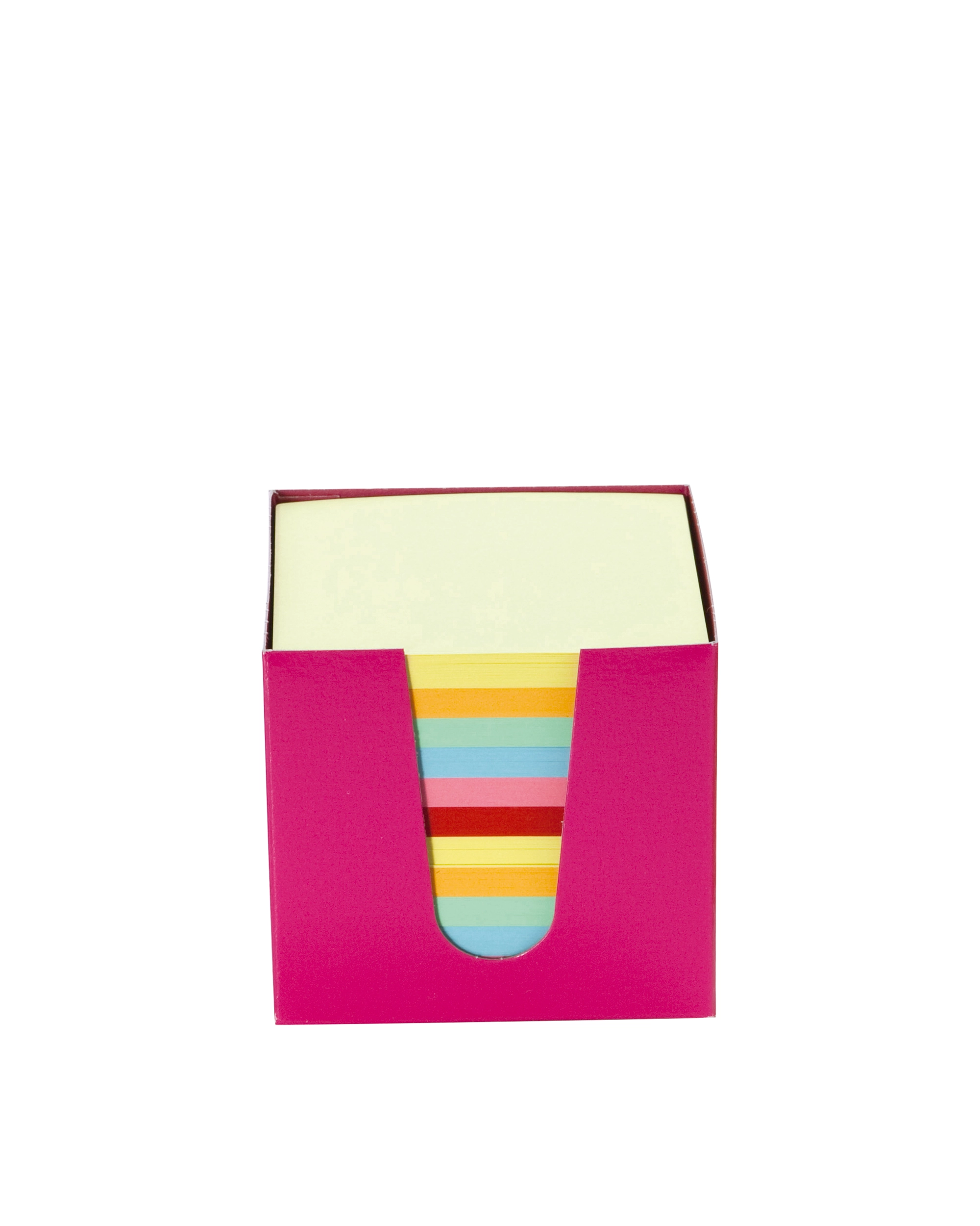 Notizbox, Bunt , 9 x 9 cm, 800 Blatt