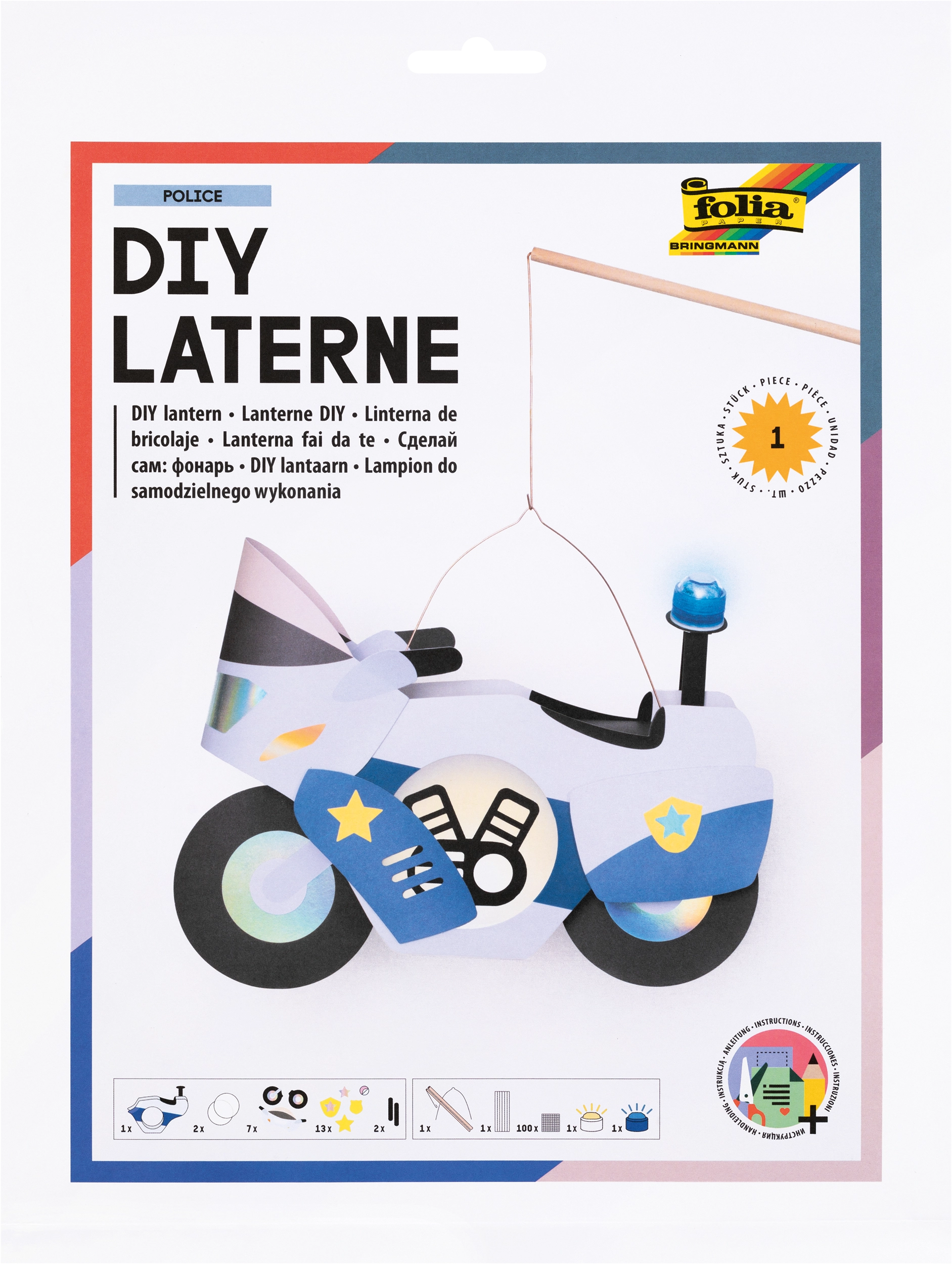 DIY Laterne, Polizei