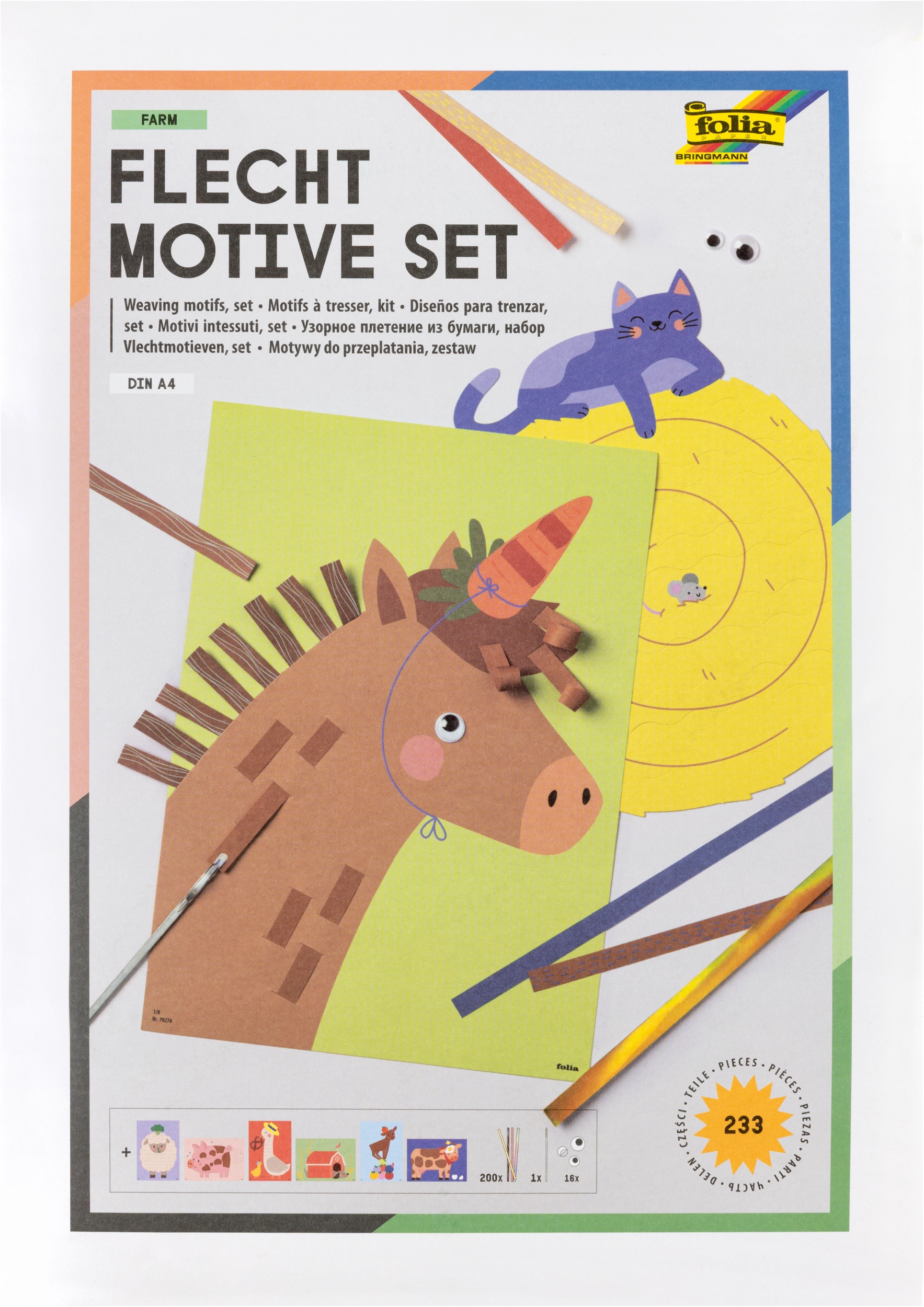 Flechtmotive Set, Farm, 233 Teile