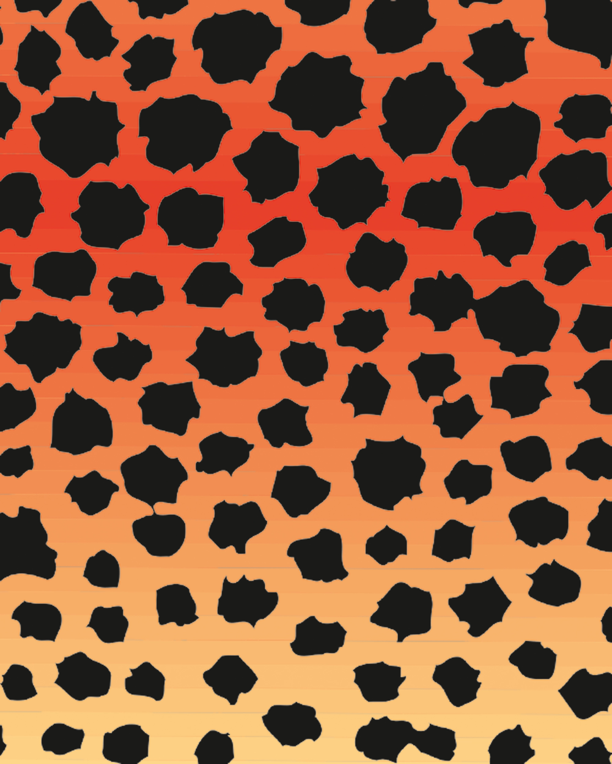 Motif Cardboard, Cheetah, Yellow, 50 x 70 cm, 300 g/m², 10 sheets