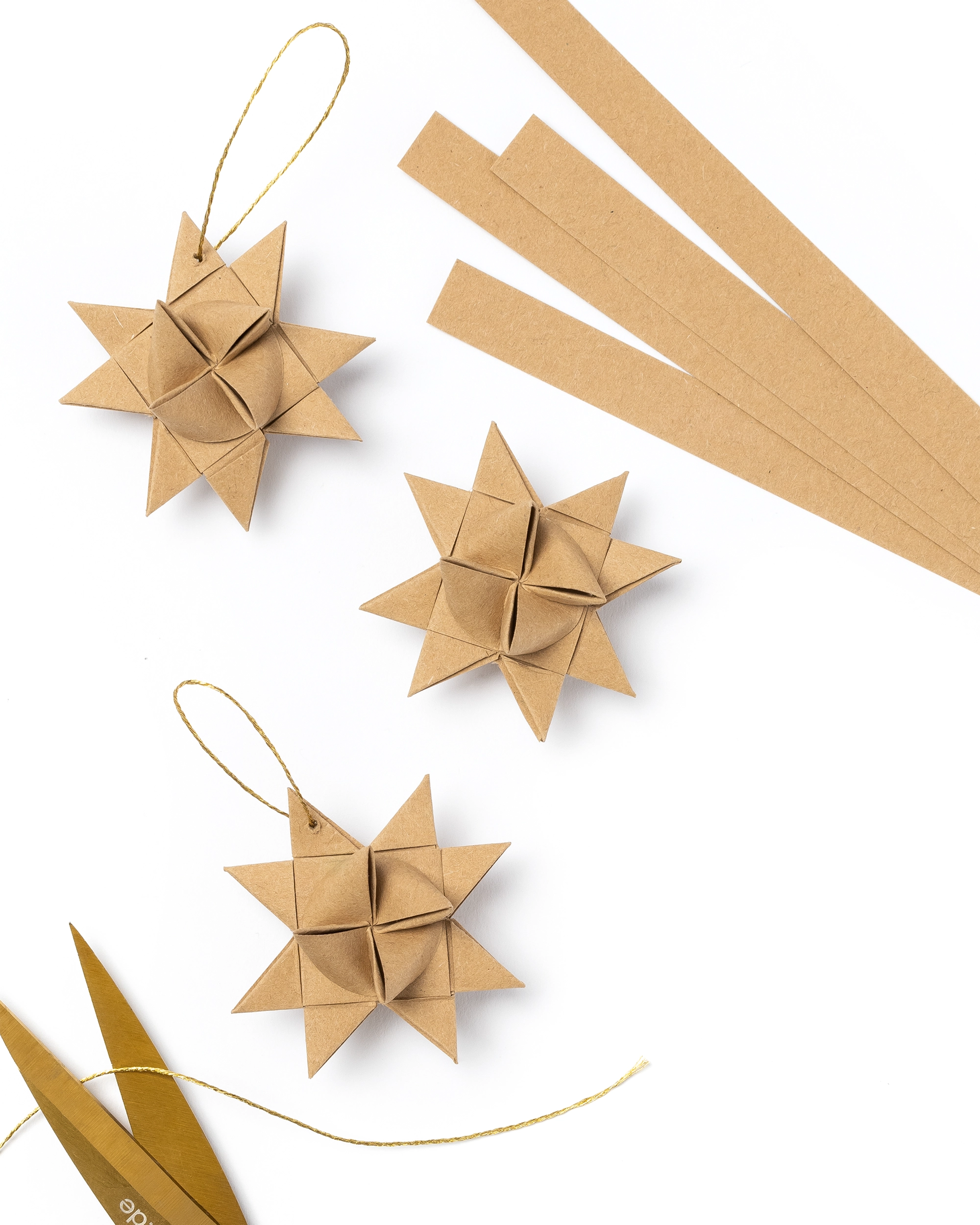 Fröbelsterne leicht gebastelt