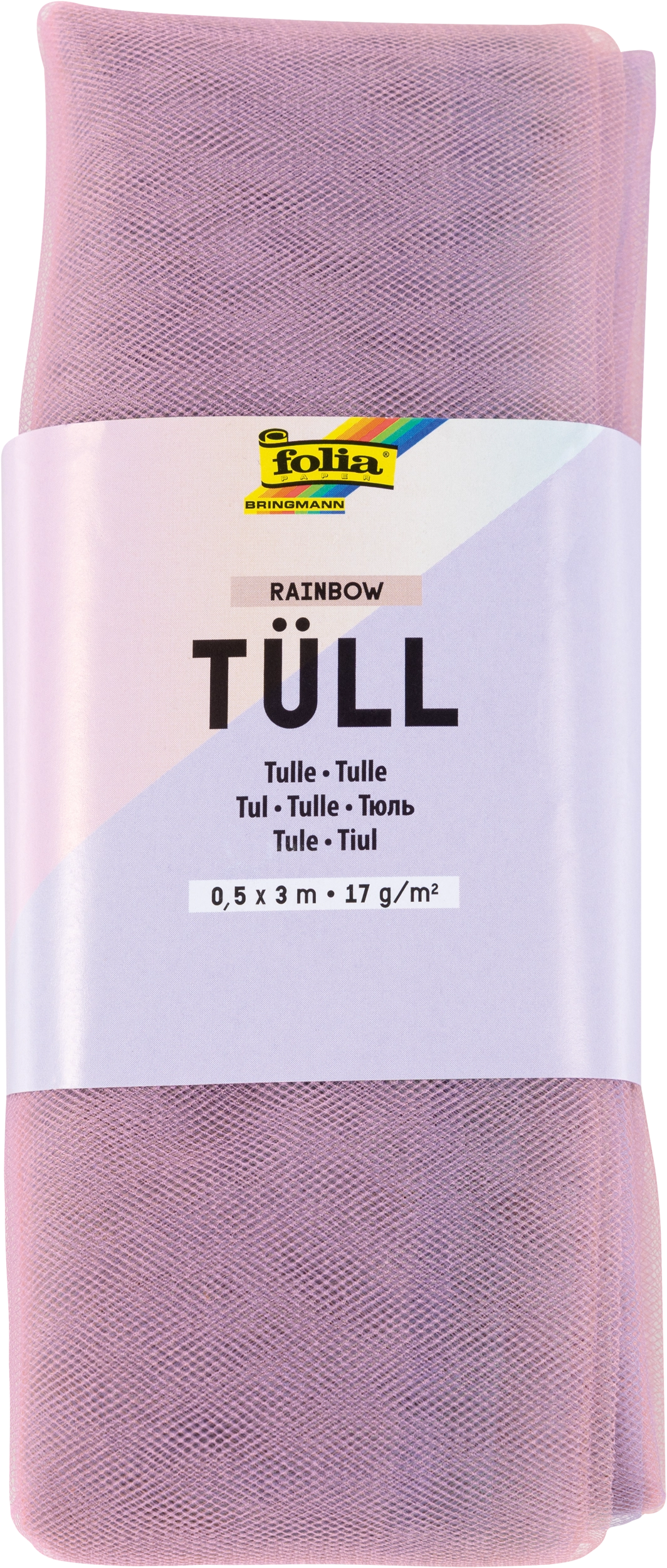 Tulle, Rainbow, 1 piece, 1 piece