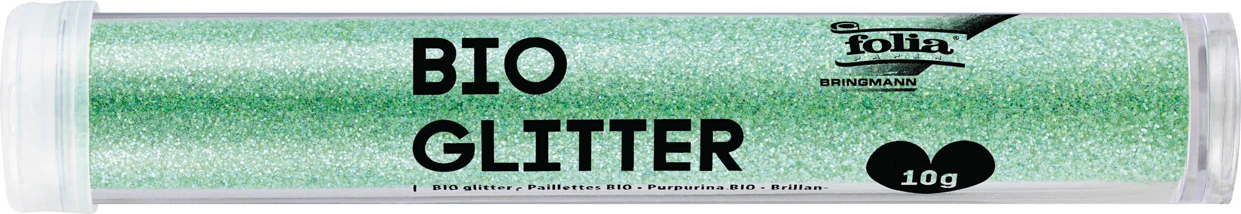 Bio Glitter, Irisierend mint, 10 g, 1 Dose