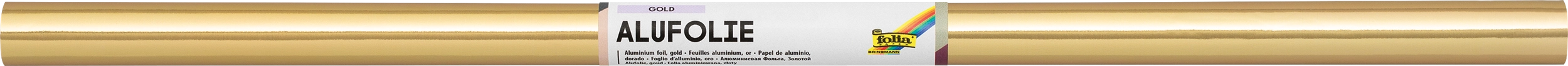 Aluminium Foil Double-Sided, Gold / Gold, 50 x 78 cm, 1 roll