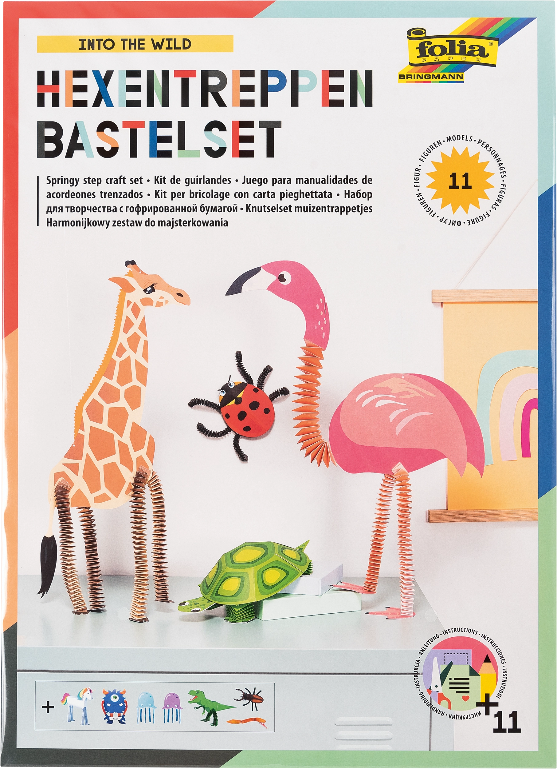 Hexentreppen Bastelset, Into the wild, 11 Motive