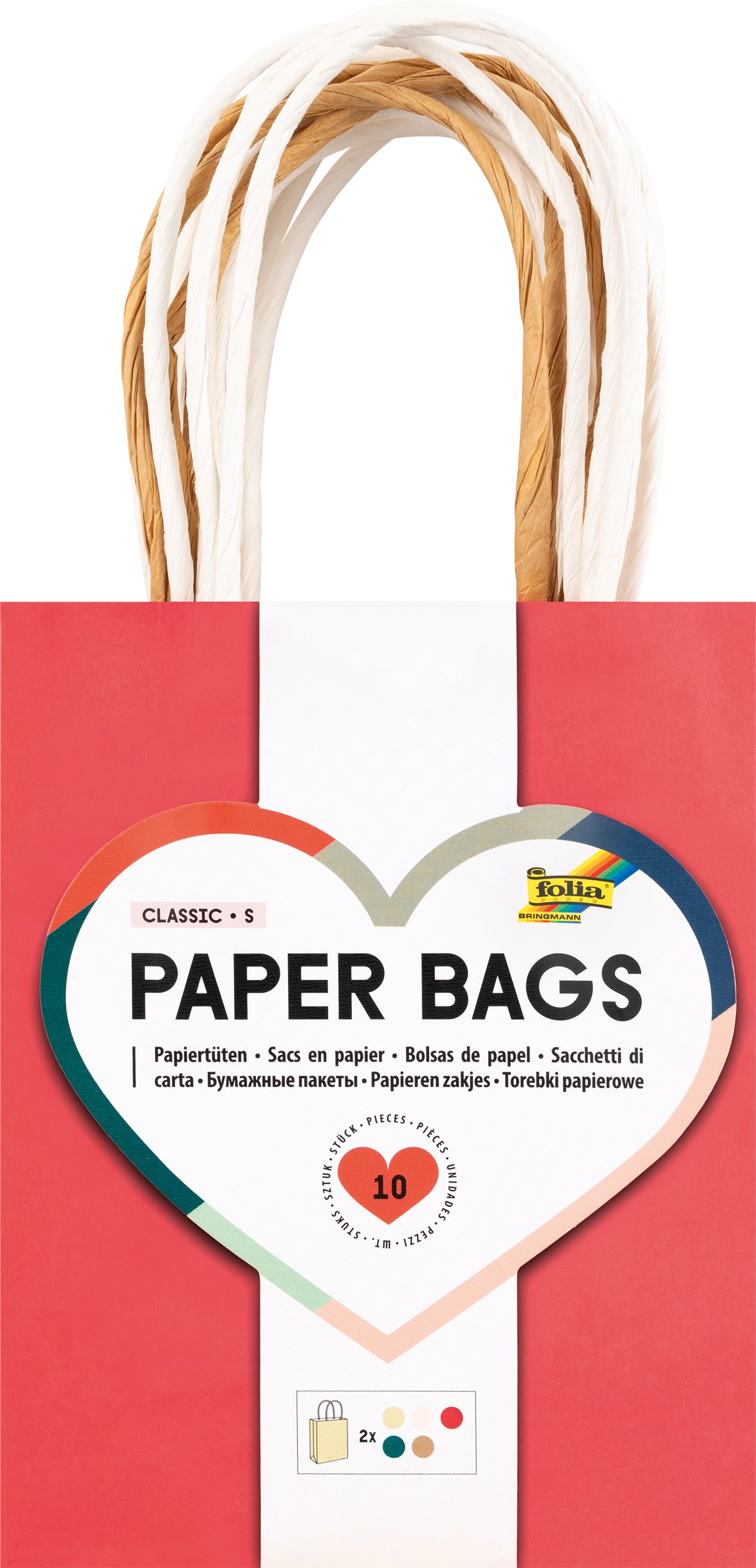 Papiertüten, Classic, S, 10 Stück