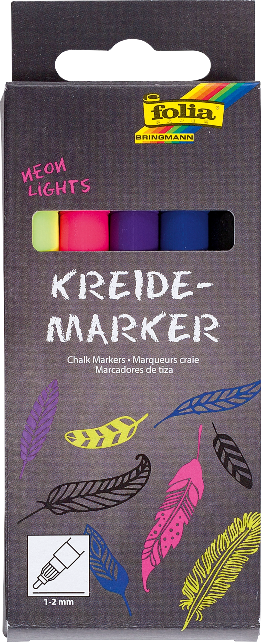 Chalkmarker, Neon Lights, 5 pens