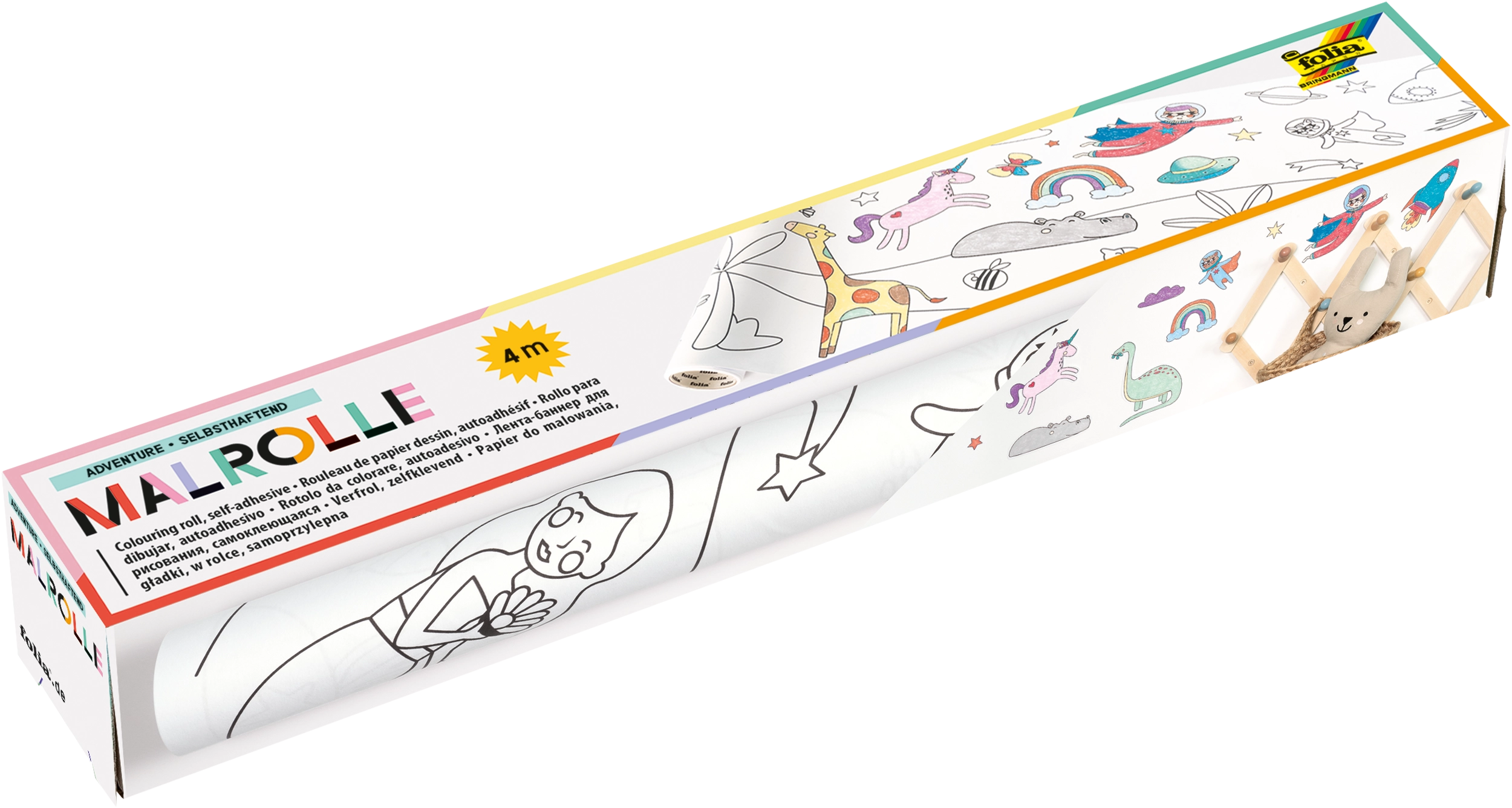 Colouring Roll, Adventure, 30 cm x 4 m