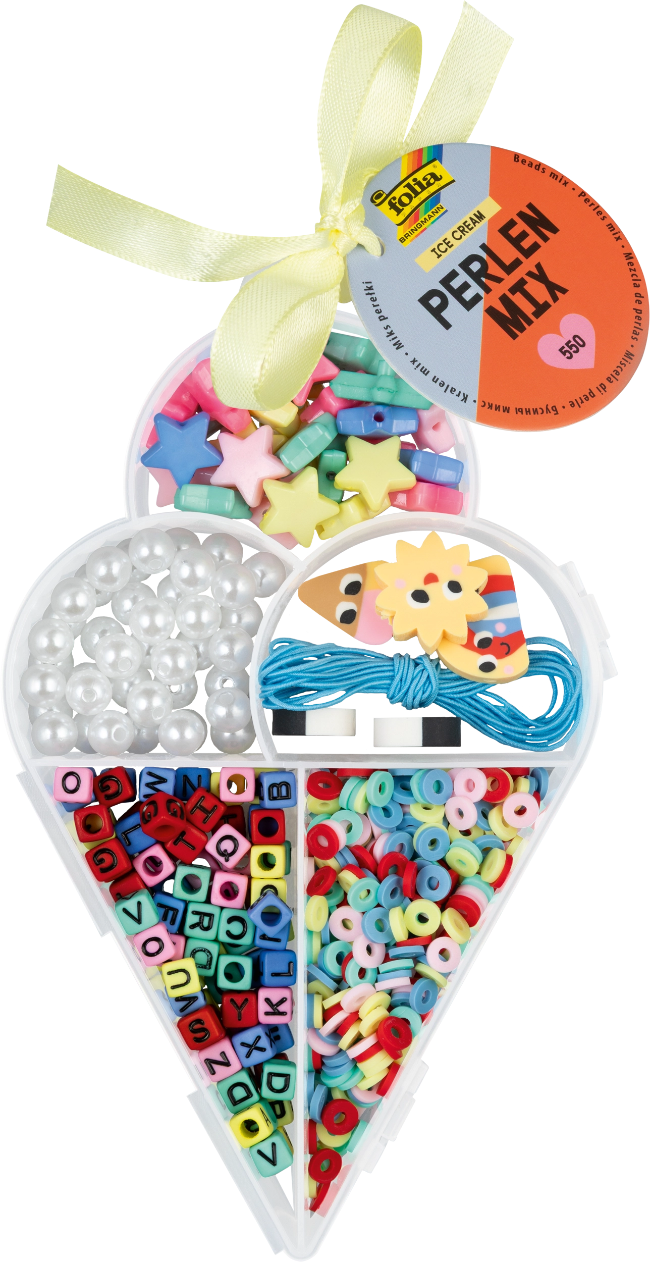 Beads Mix, Ice Cream, 550 parts