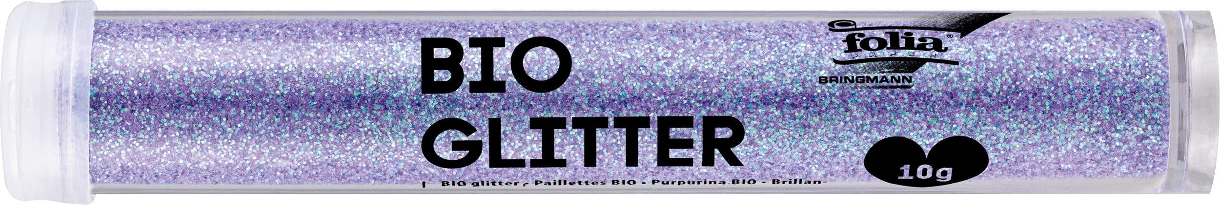 Bio Glitter, Irisierend lila, 10 g, 1 Dose