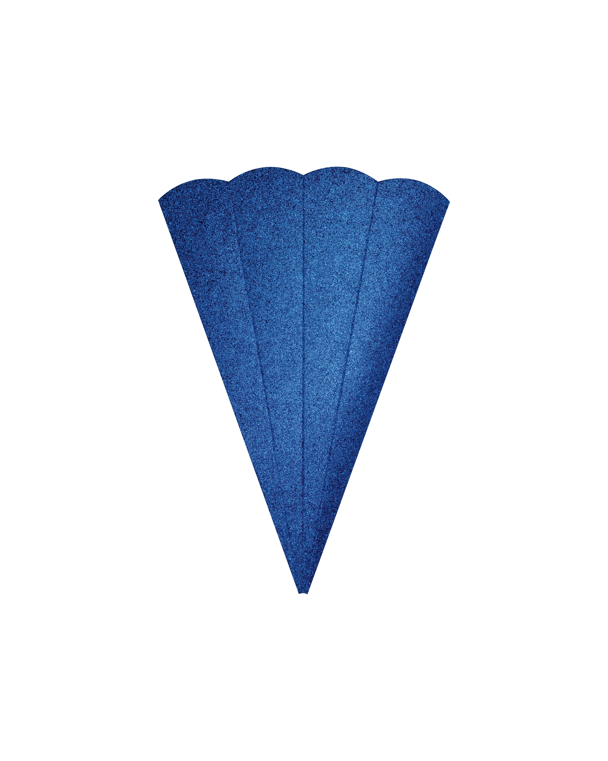 Geschwister Schultüten-Rohlinge, Glitter, Ultramarine, 400 g/m², 5 Stück