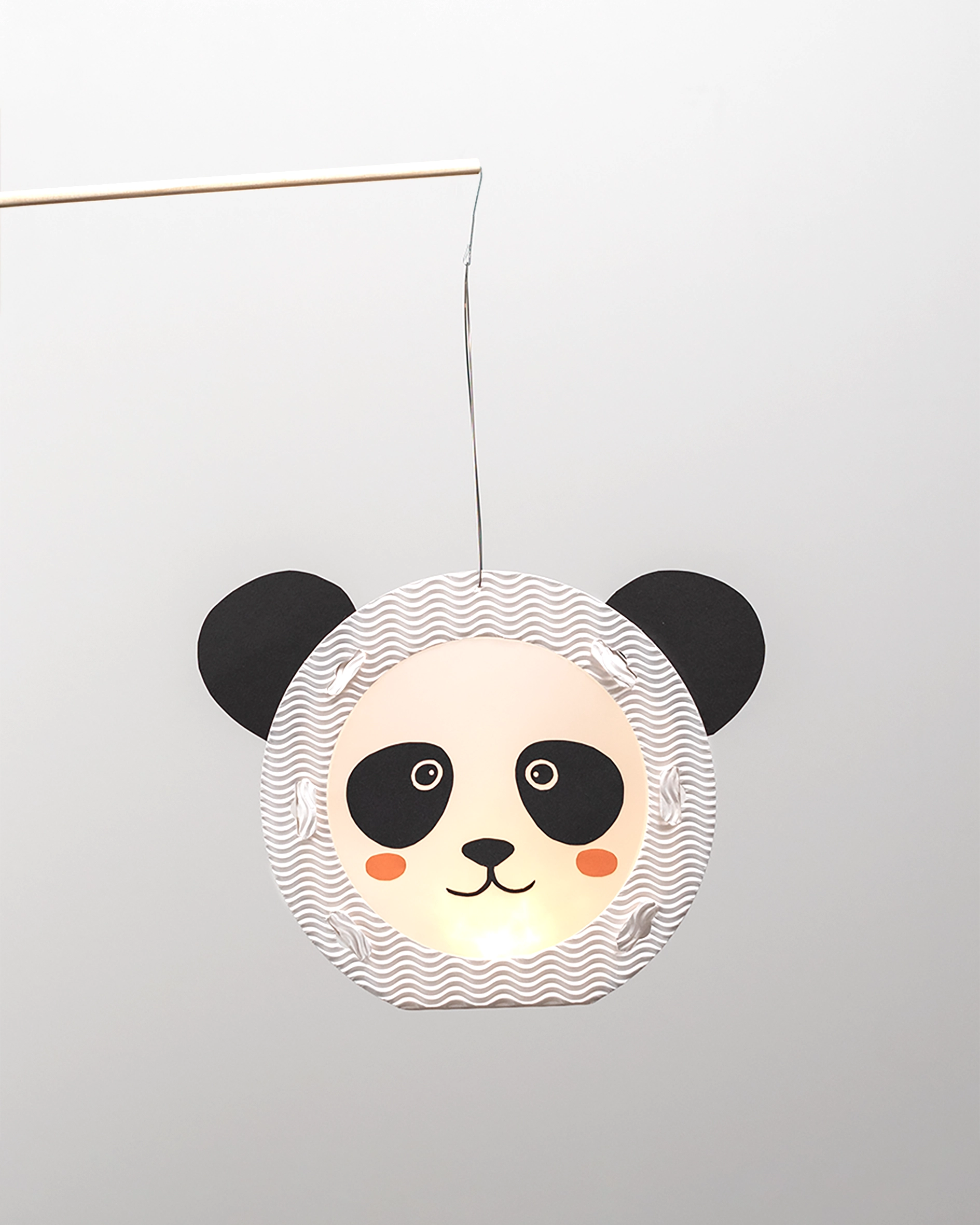 Panda-Laterne