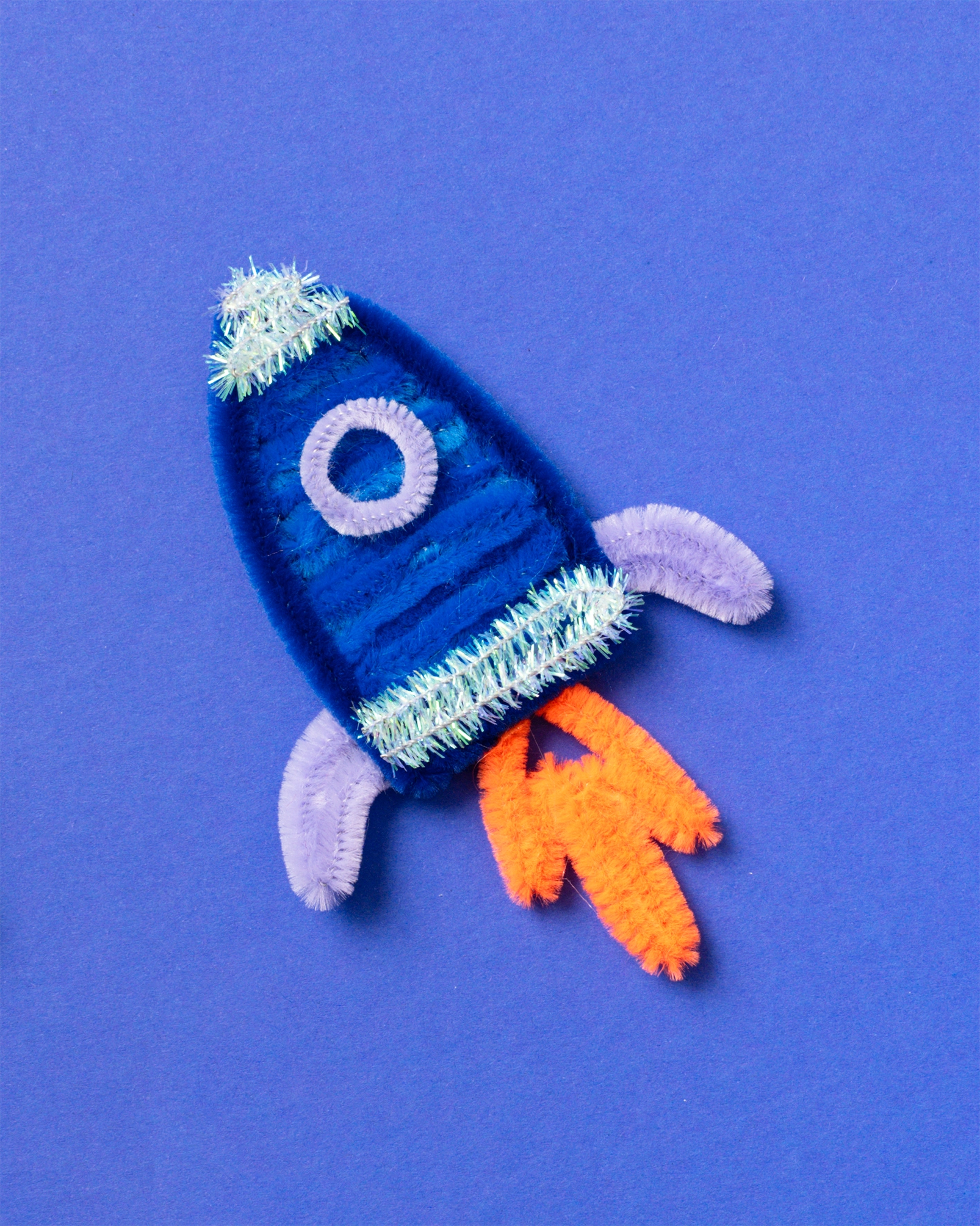 Rakete aus Chenilledraht