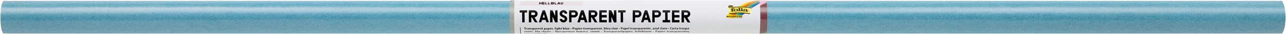 Transparentpapier , Hellblau, 70 x 100 cm, 42 g/m², 20 Rollen